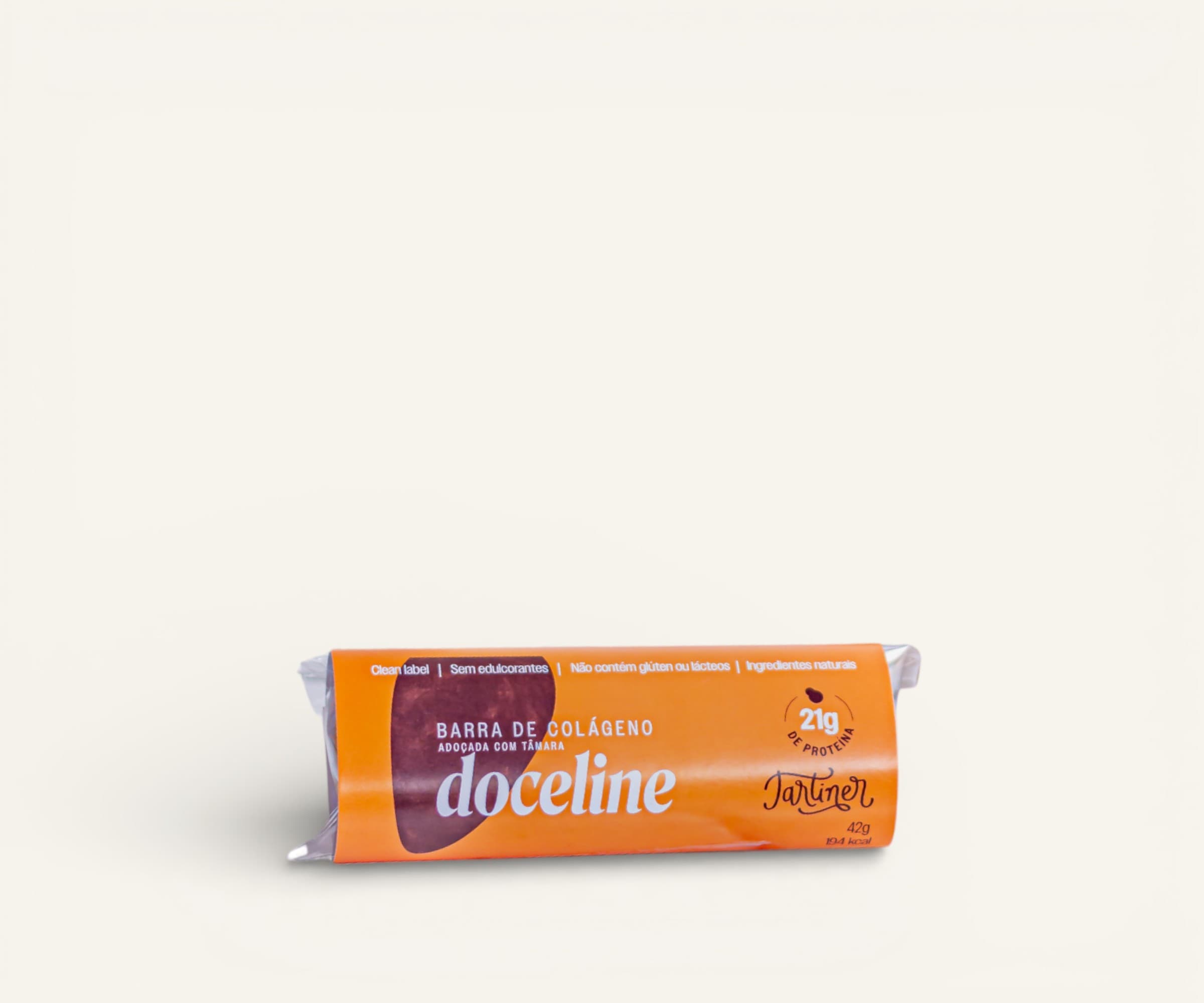 Barra de colágeno Tartiner com recheio doceline 42g