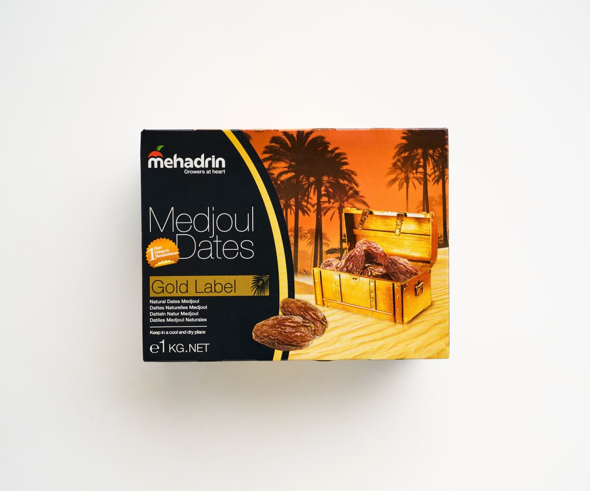 Tâmaras medjoul Mehadrin Gold Label 1kg