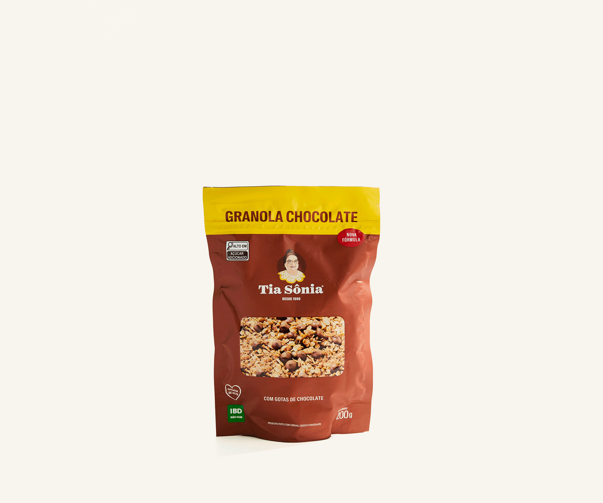 Granola de chocolate Tia Sônia 200g