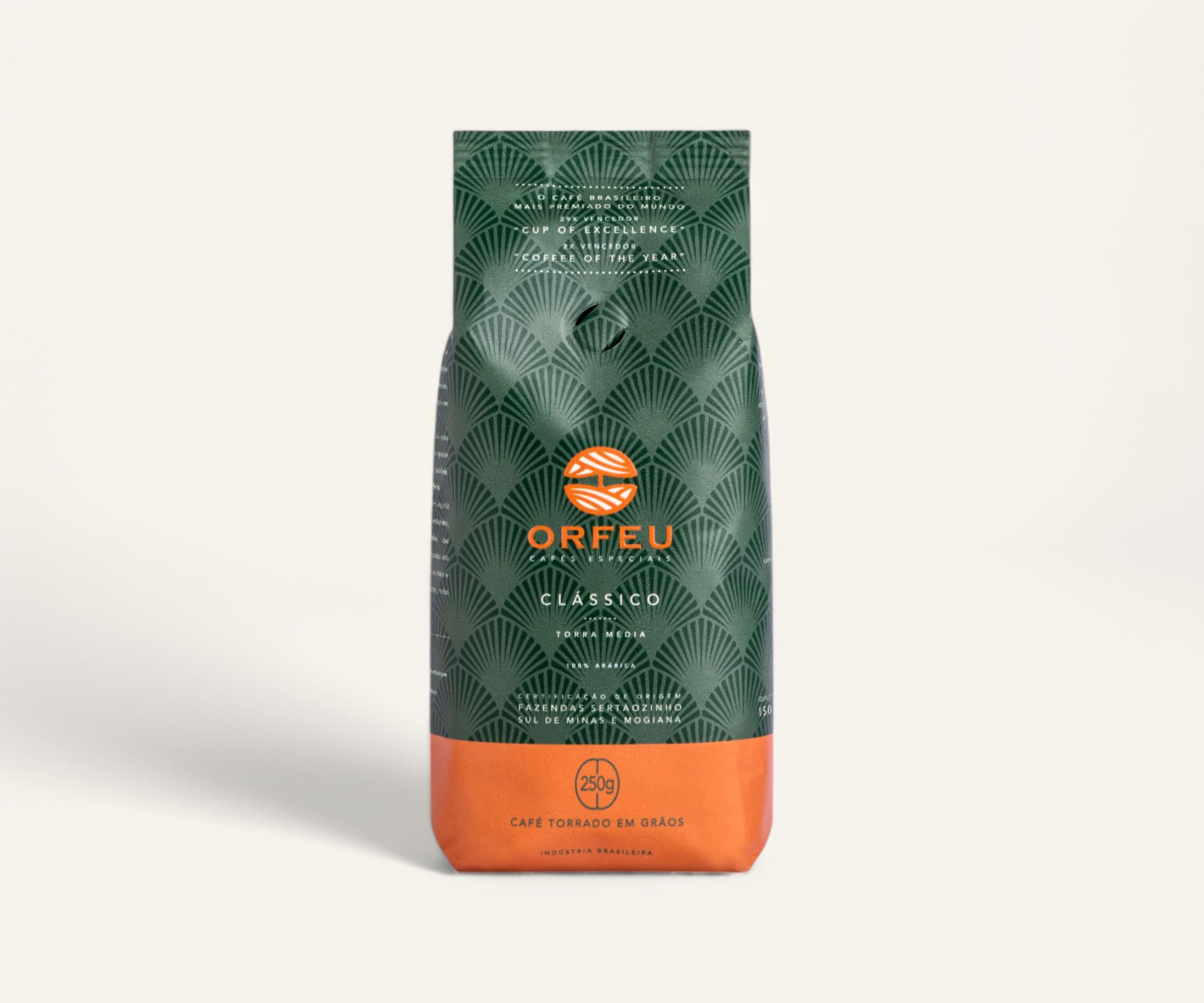 Café em grãos Orfeu clássico 250g