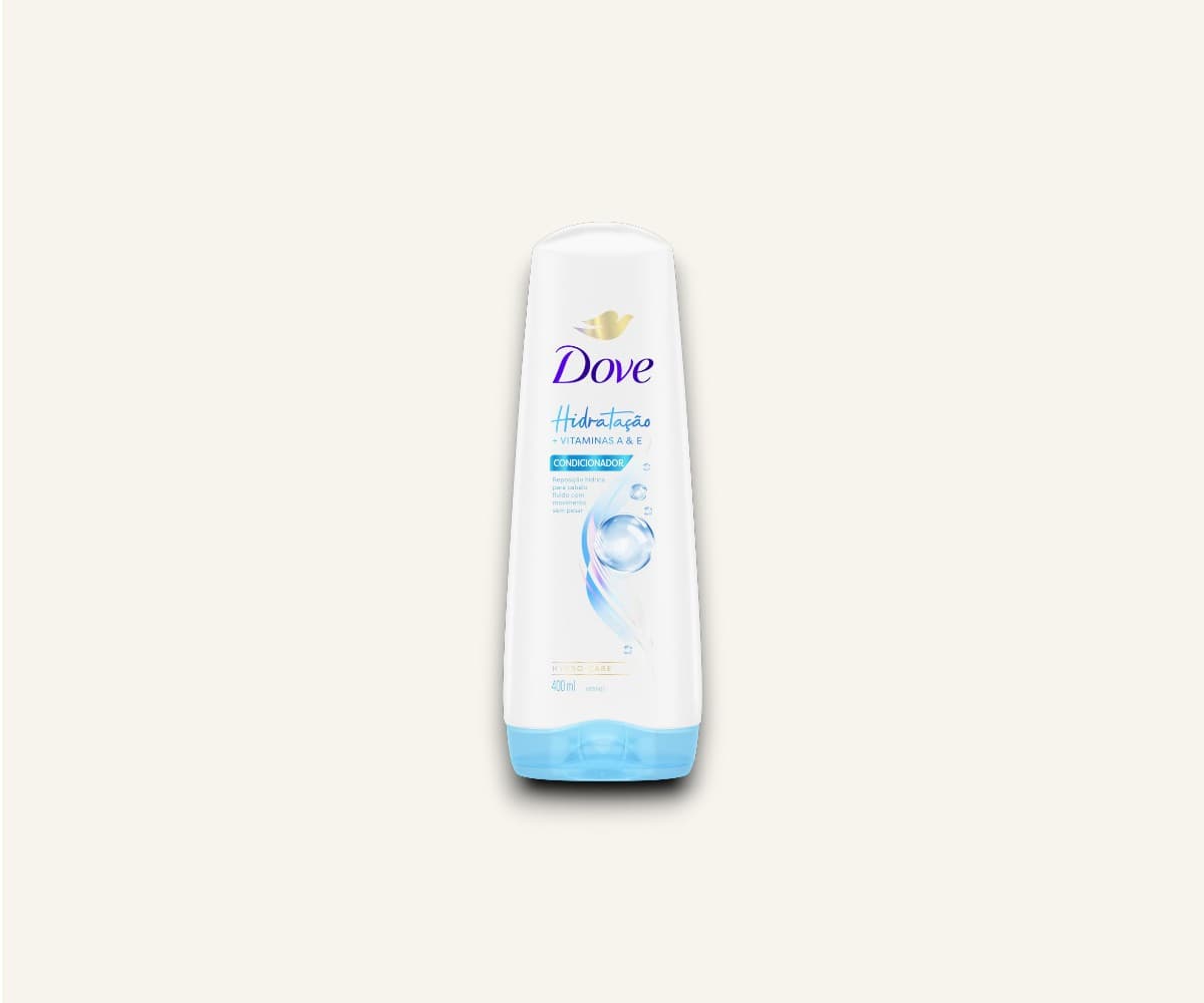 Condicionador hidratação + vitamina A e E Dove 400ml
