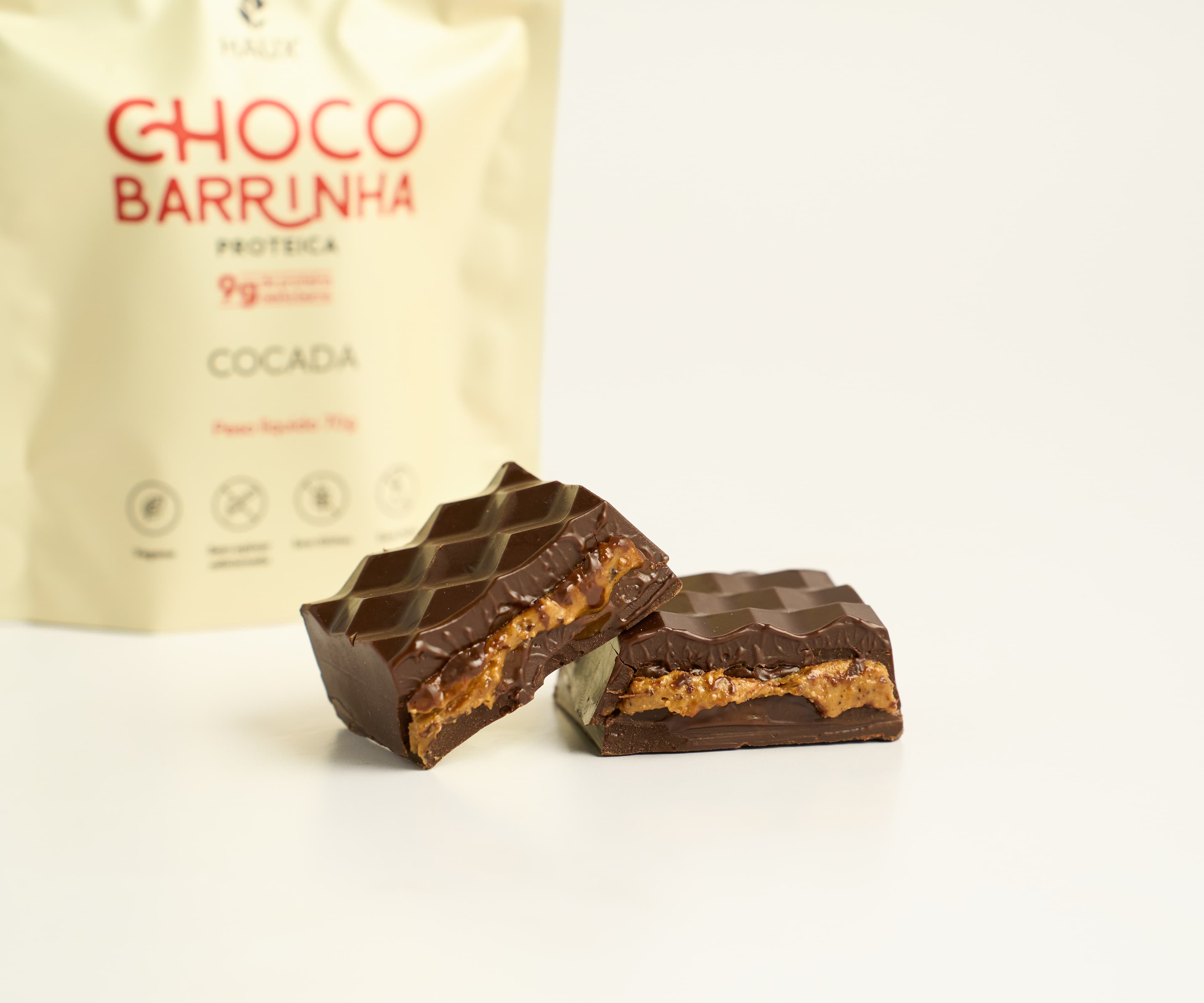 Chocobarrinha proteica cocada 70g