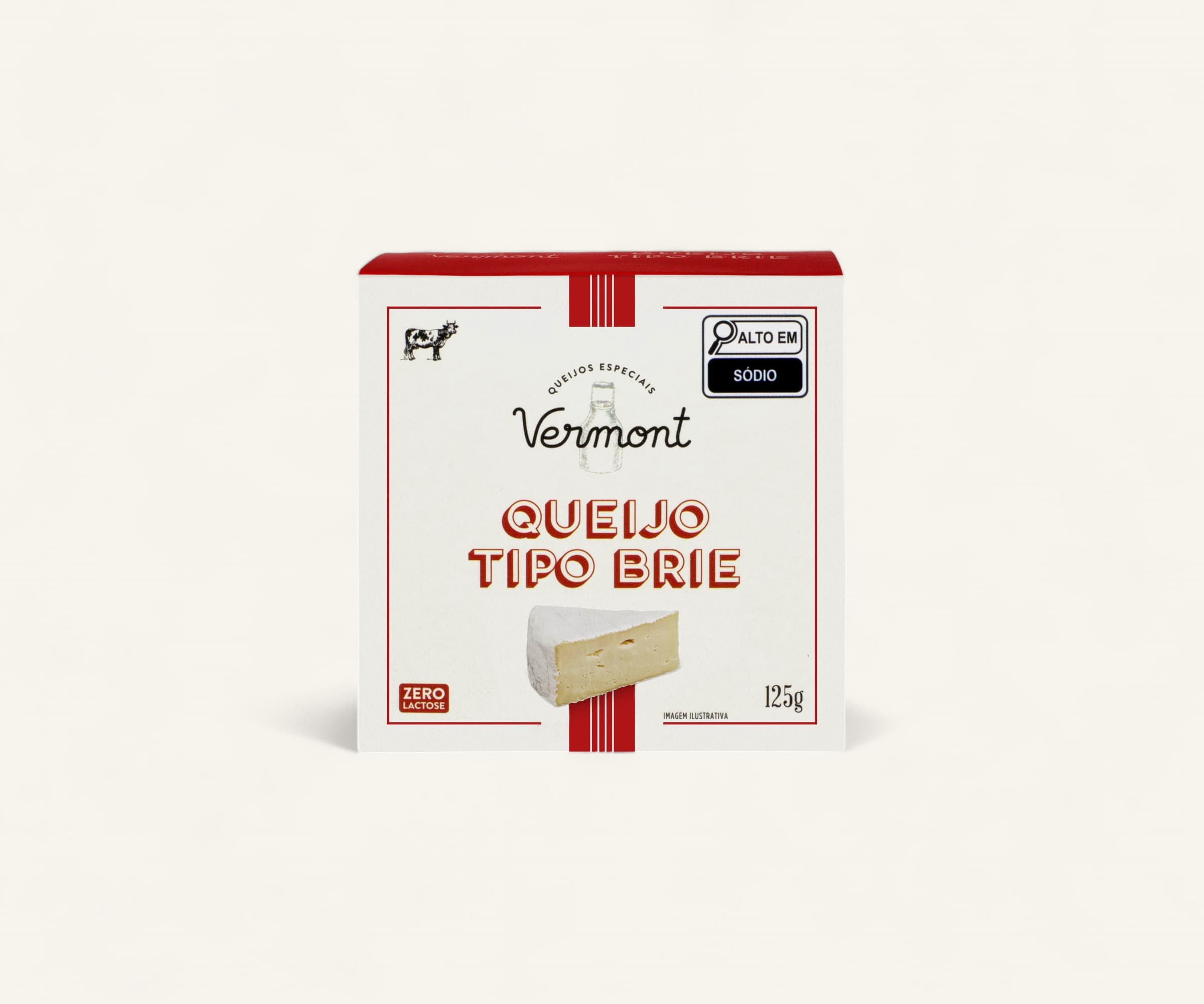 Queijo tipo brie Vermont 125g