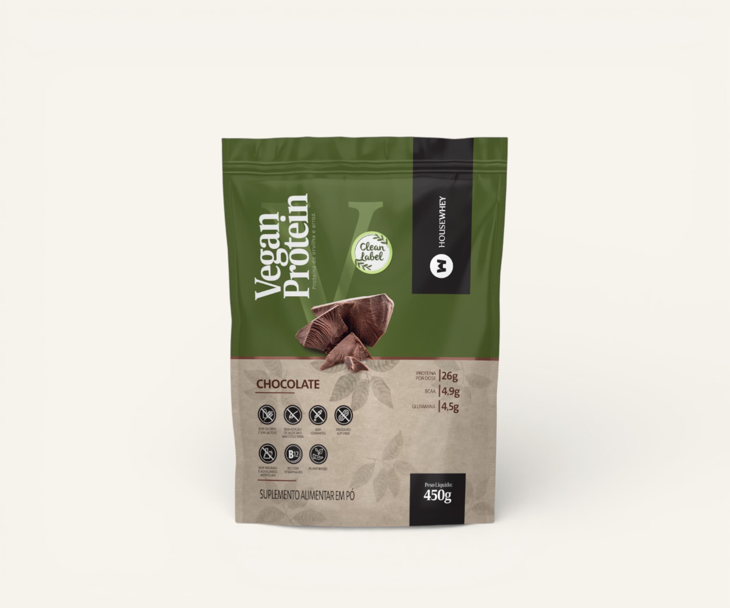 Vegan protein Housewhey sabor chocolate 450g