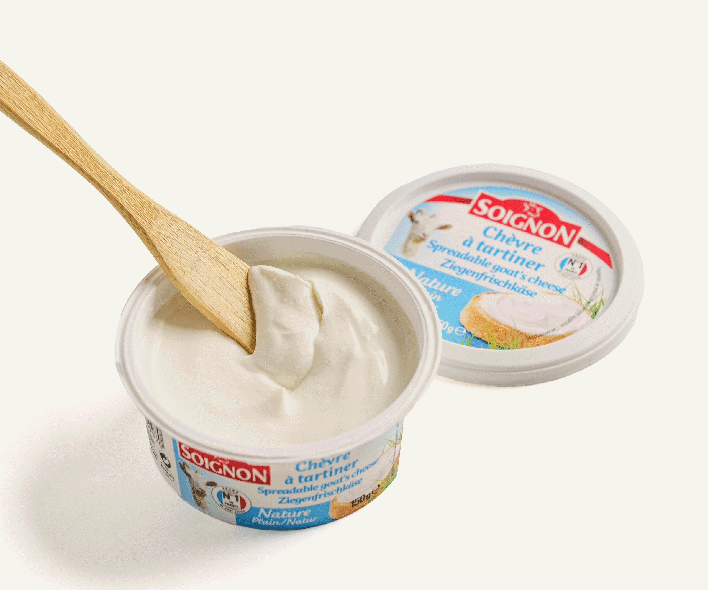 Queijo de cabra cremoso chèvre à tartiner 150g