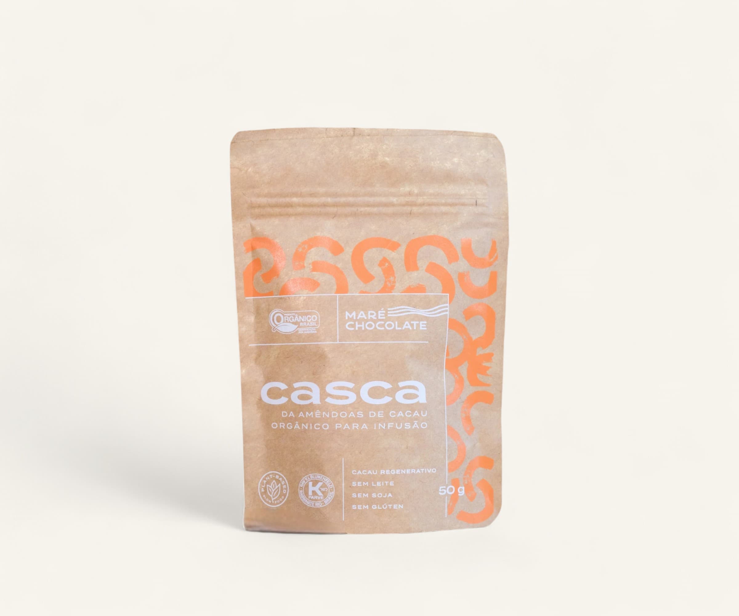 Casca da amêndoa de cacau para infusão 50g