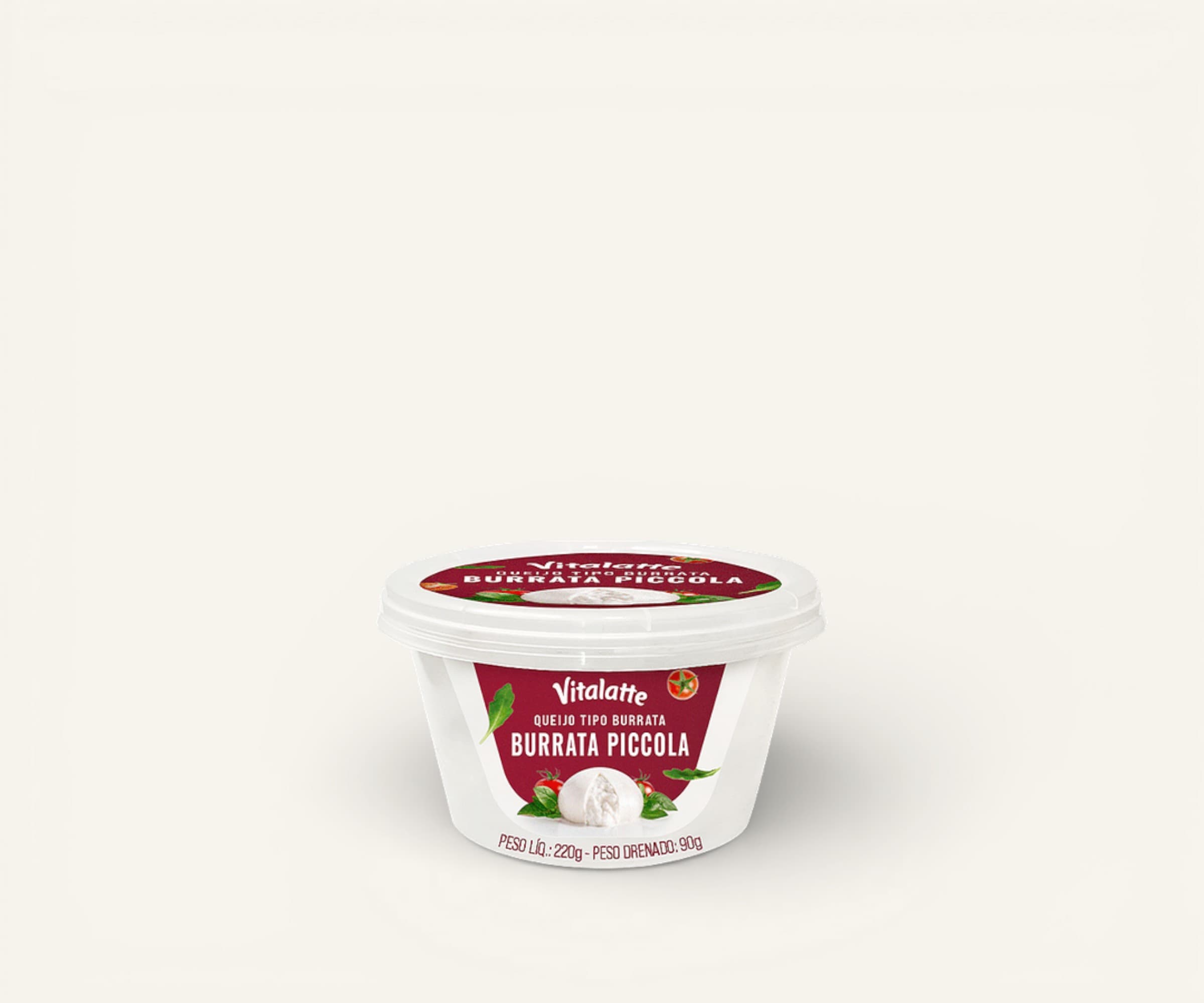 Queijo tipo burrata piccola Vitalatte 90g