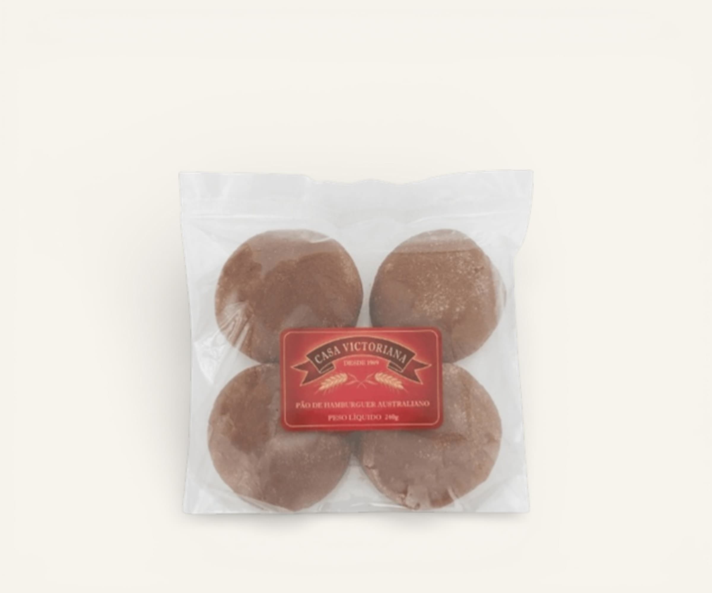 Pão para hambúrguer australiano Casa Victoriana 200g