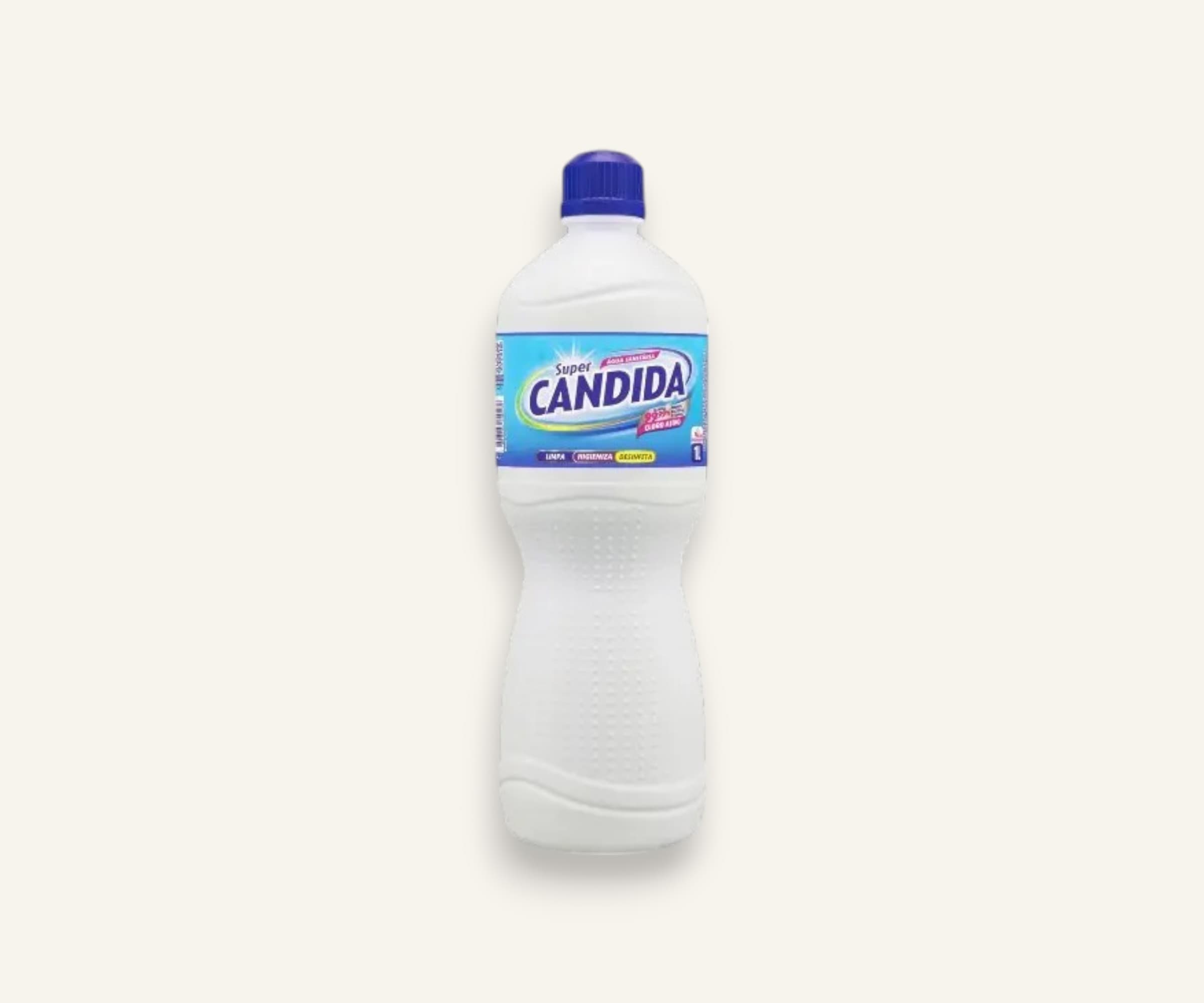 Água sanitária com cloro ativo Super Candida 1l
