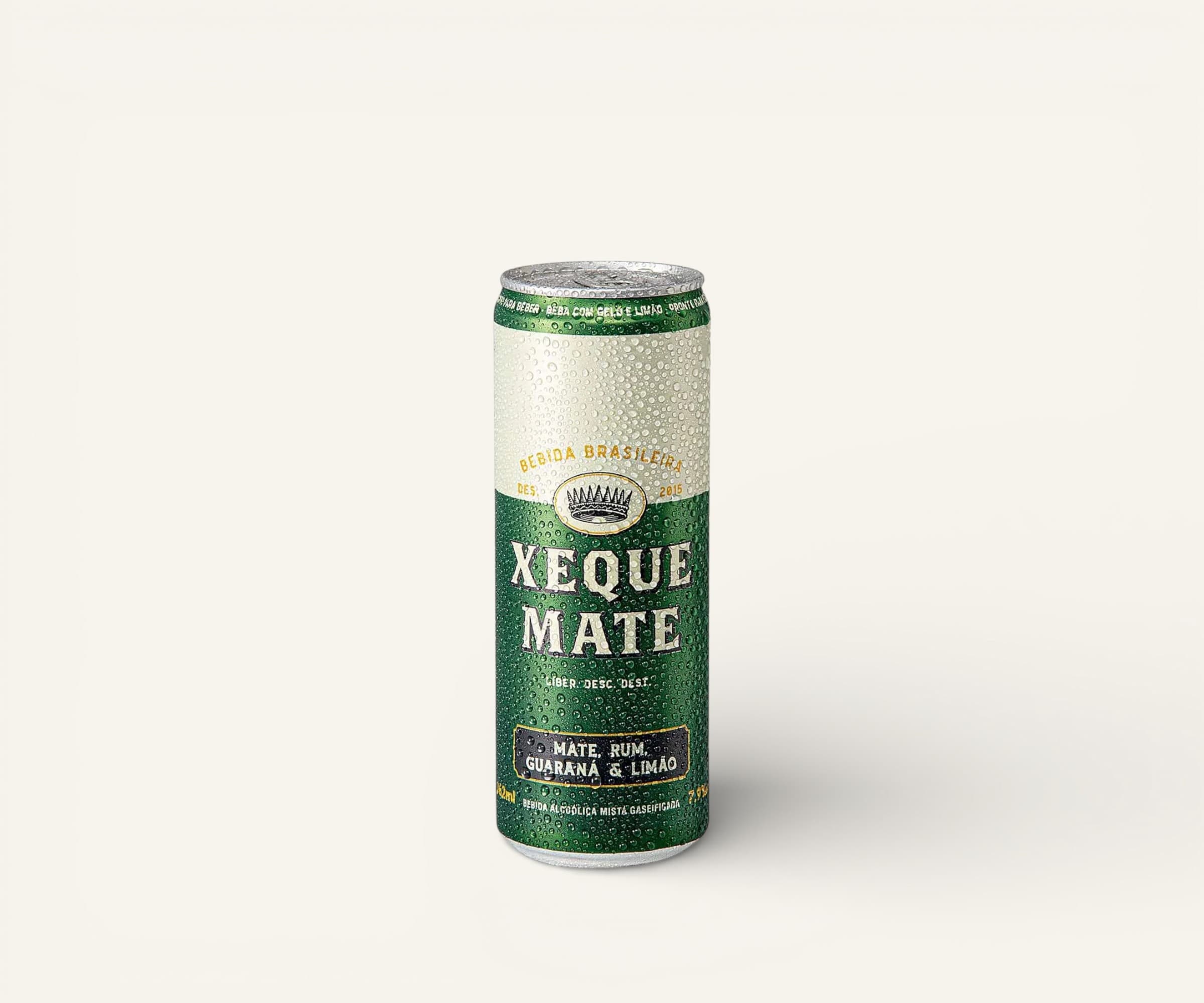 Mate, rum, guaranã & limão Xeque Mate lata 363ml