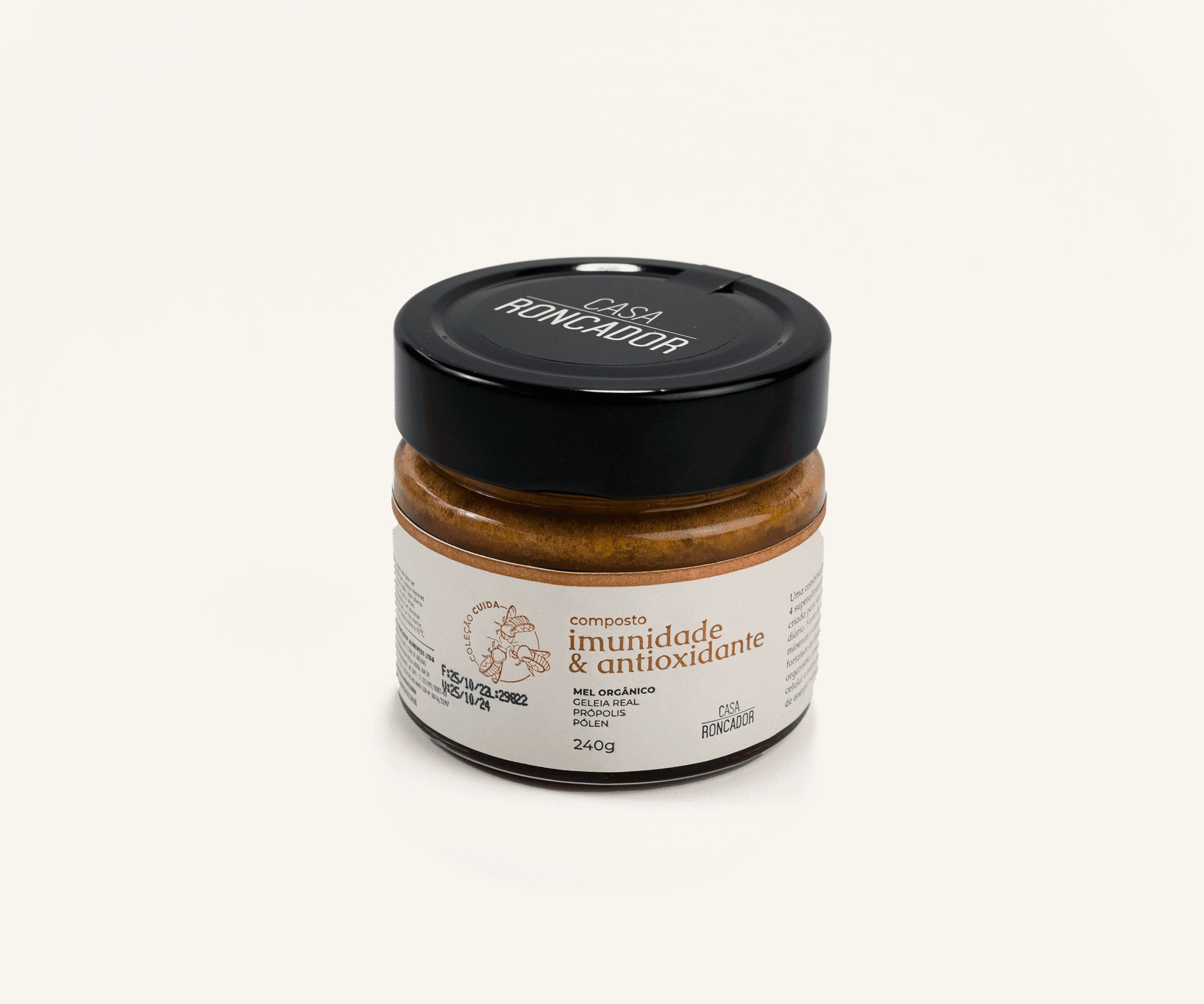 Composto de imunidade e antioxidante orgânico 240g