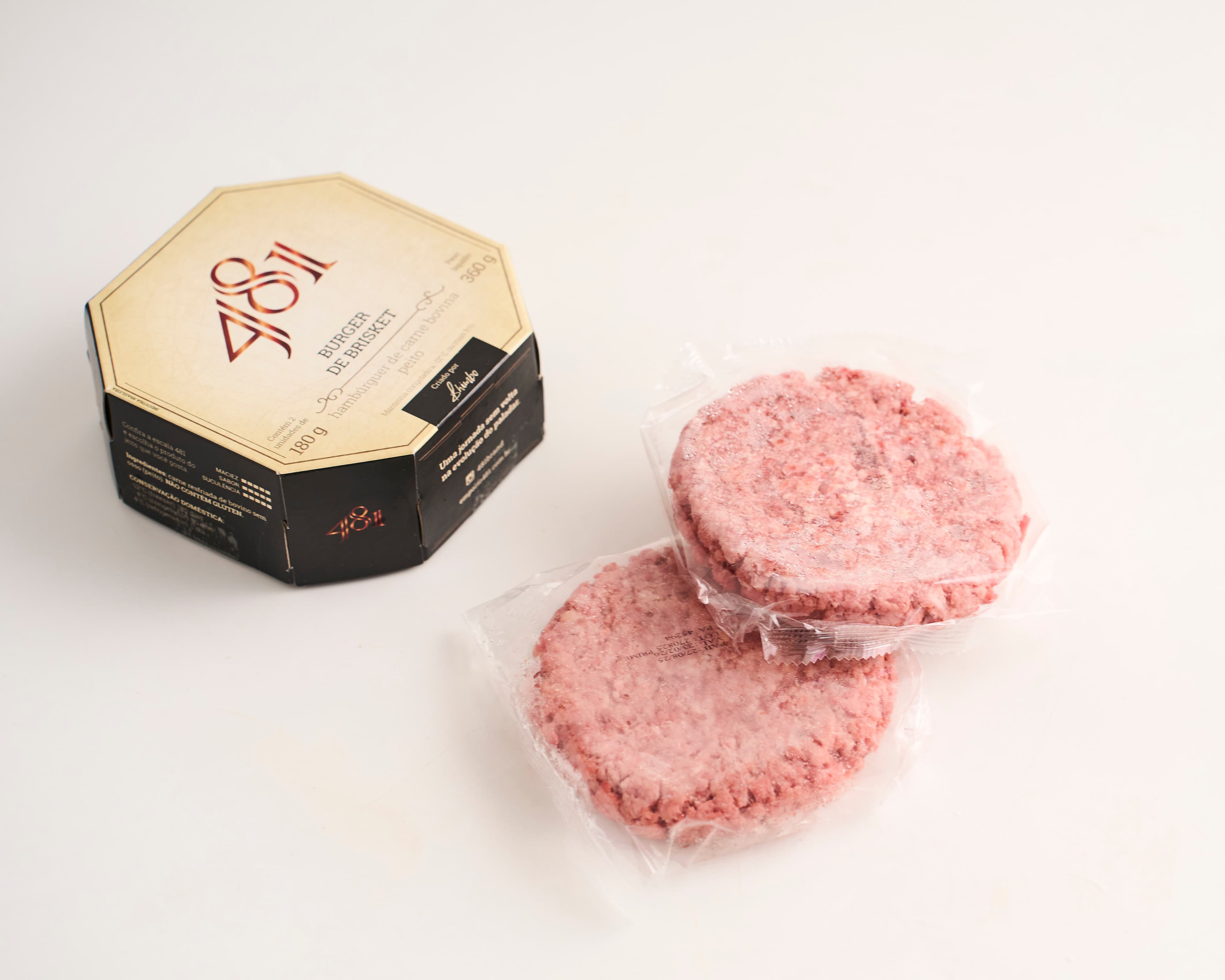 Hambúrguer de brisket bovino (2un - 180g)