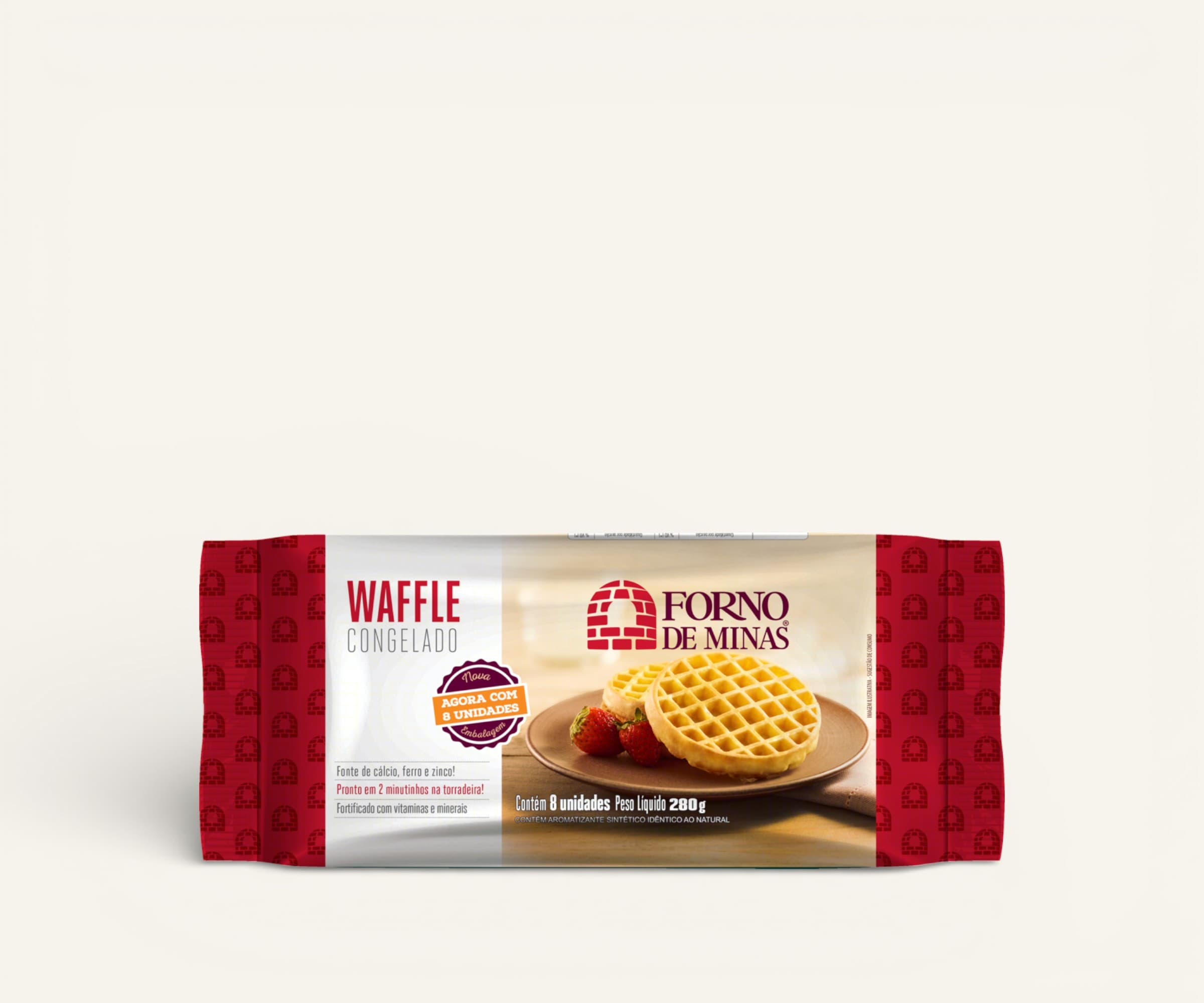 Waffle tradicional Forno de Minas 280g
