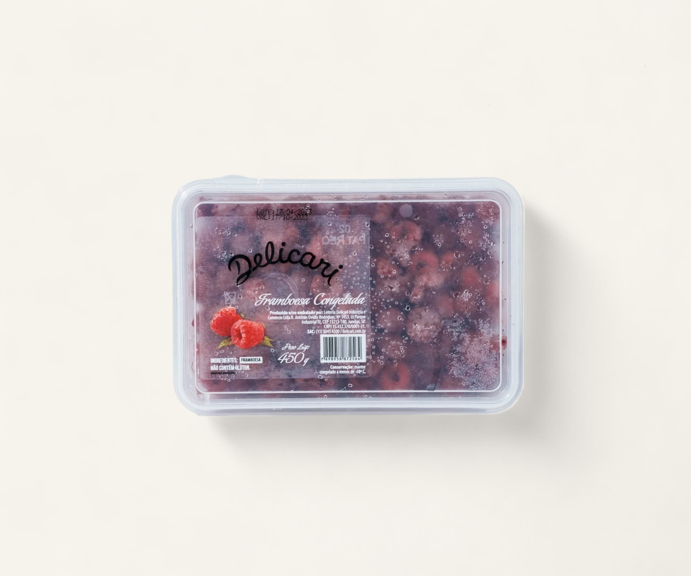 Framboesa congelada 450g