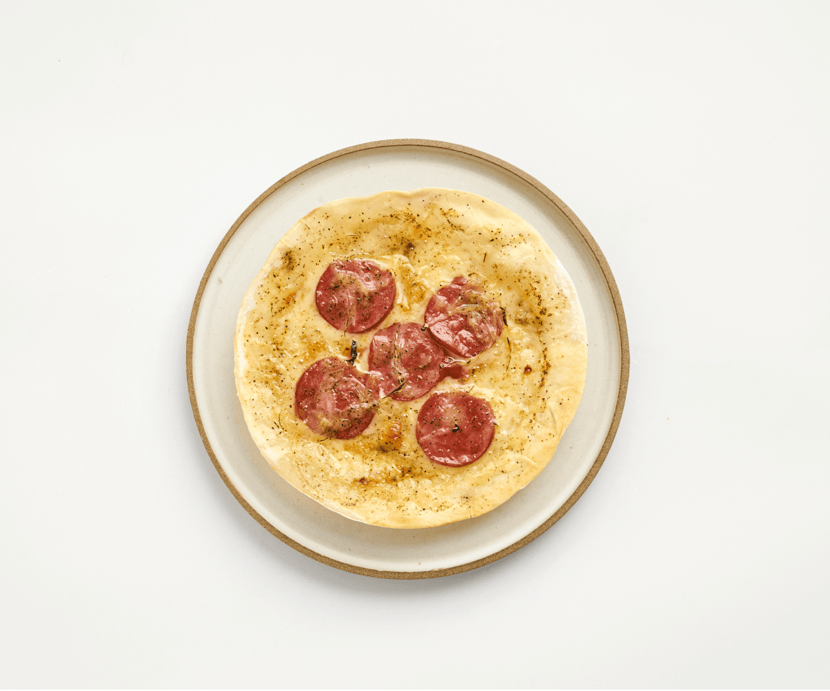 Pizzita tradicional calabresa 150g