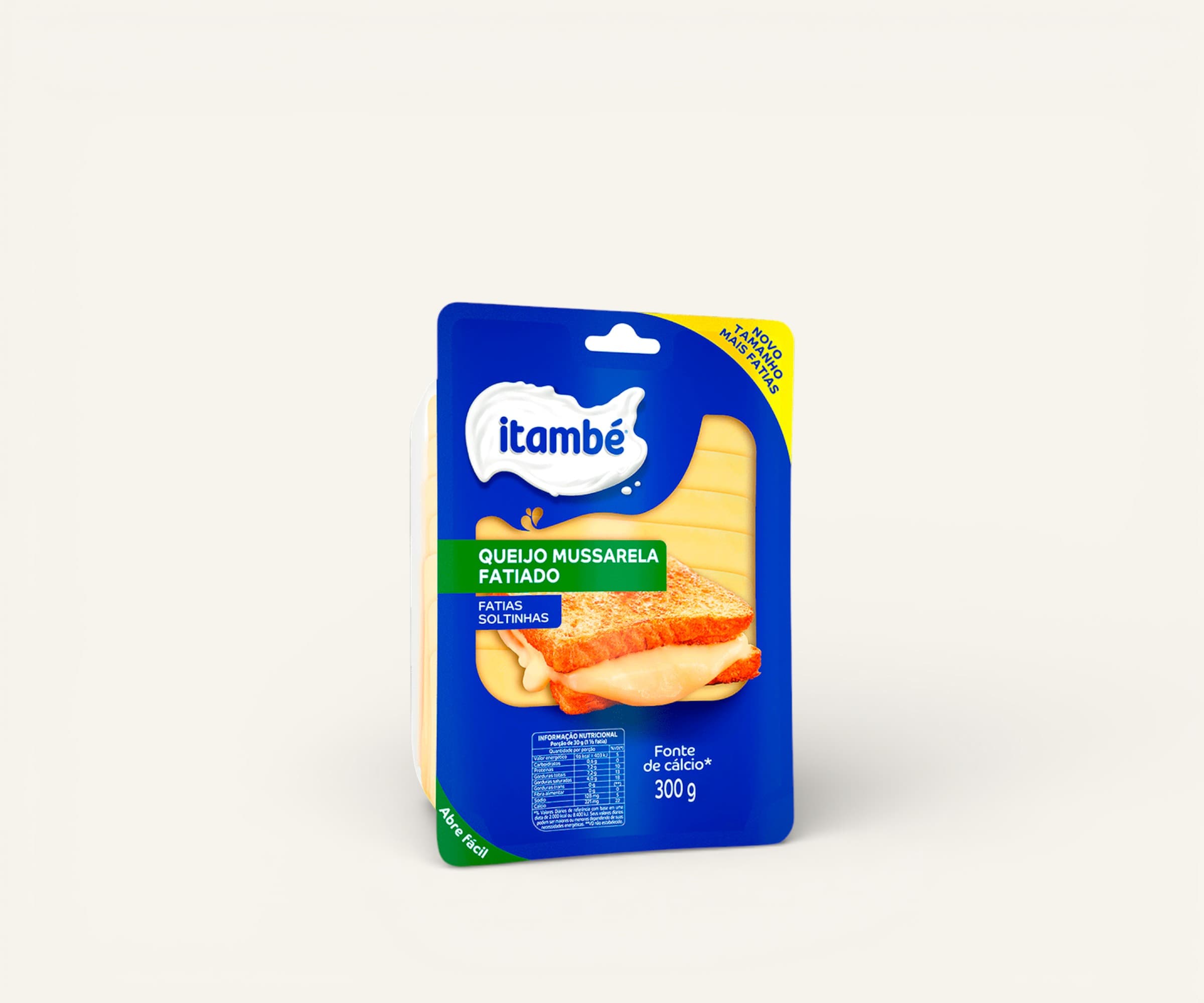Queijo mussarela fatiado Itambé 150g
