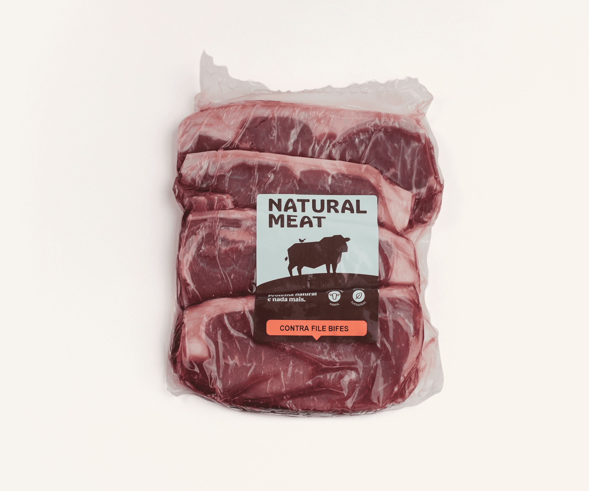 Contra filé em bifes grass-fed 400g
