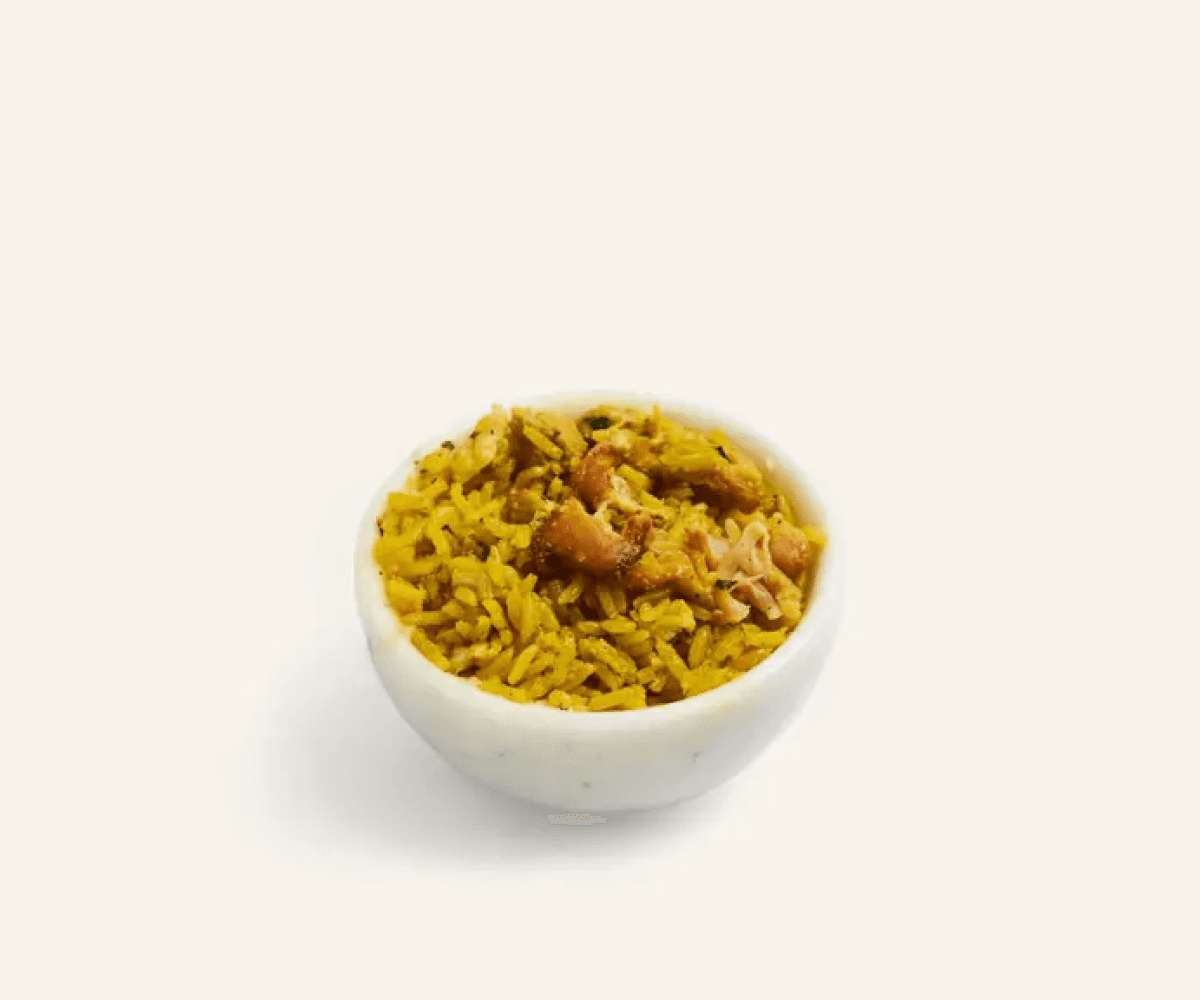 Chicken biryani porção de 100g