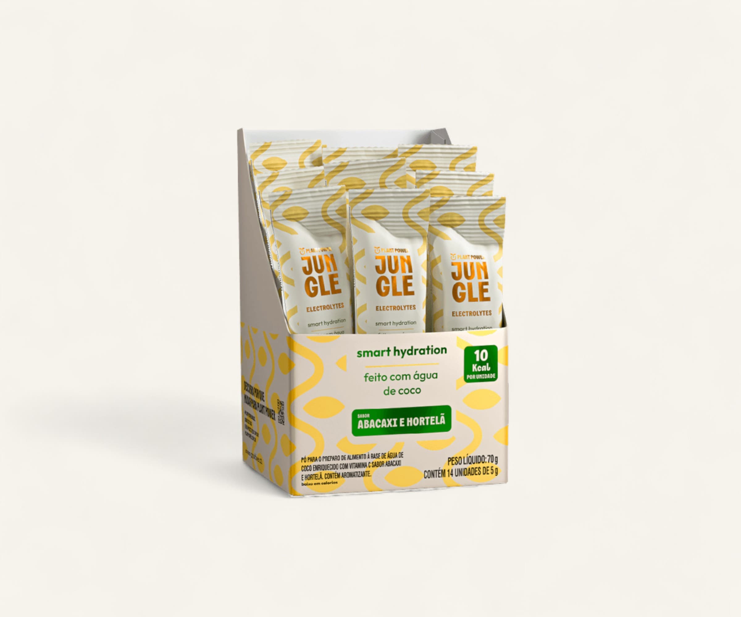 Jungle Electrolytes sabor abacaxi com hortelã low carb 14x5g