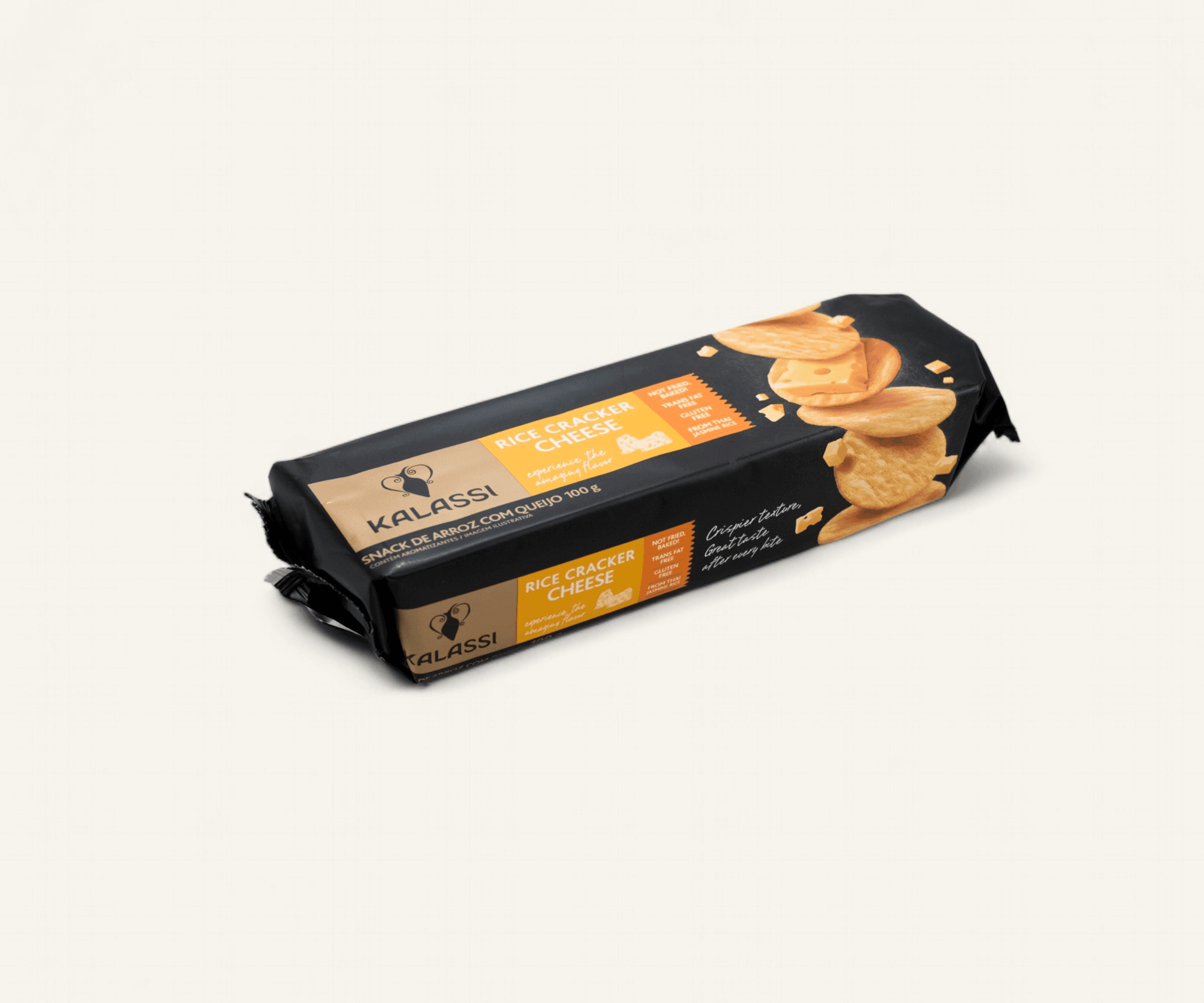 Snack de arroz sabor queijo sem glúten 100g