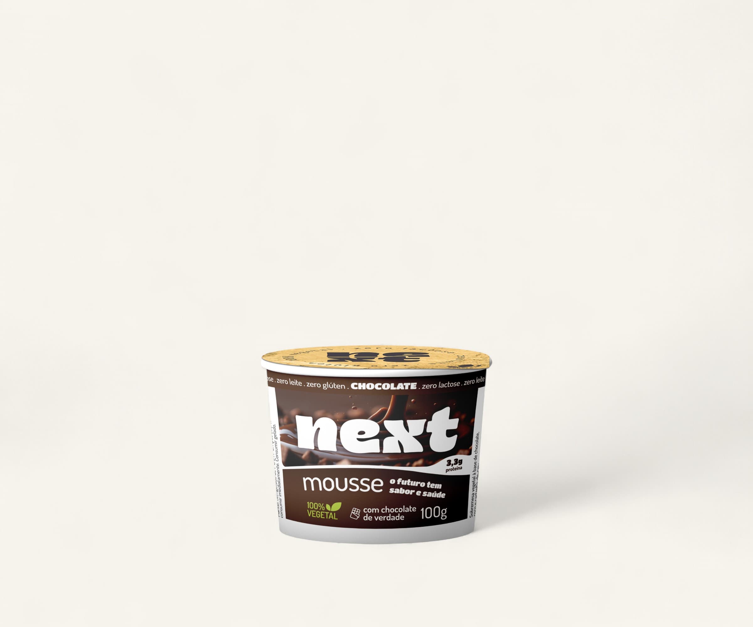 Iogurte vegetal mousse de chocolate Next 100g