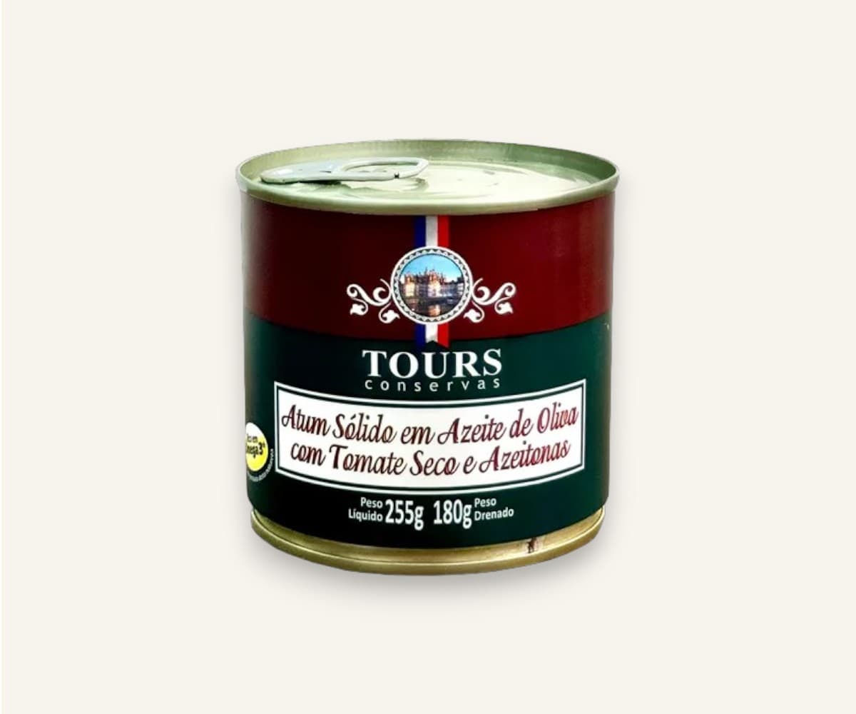 Atum sólido em azeite de oliva com tomate seco 180g