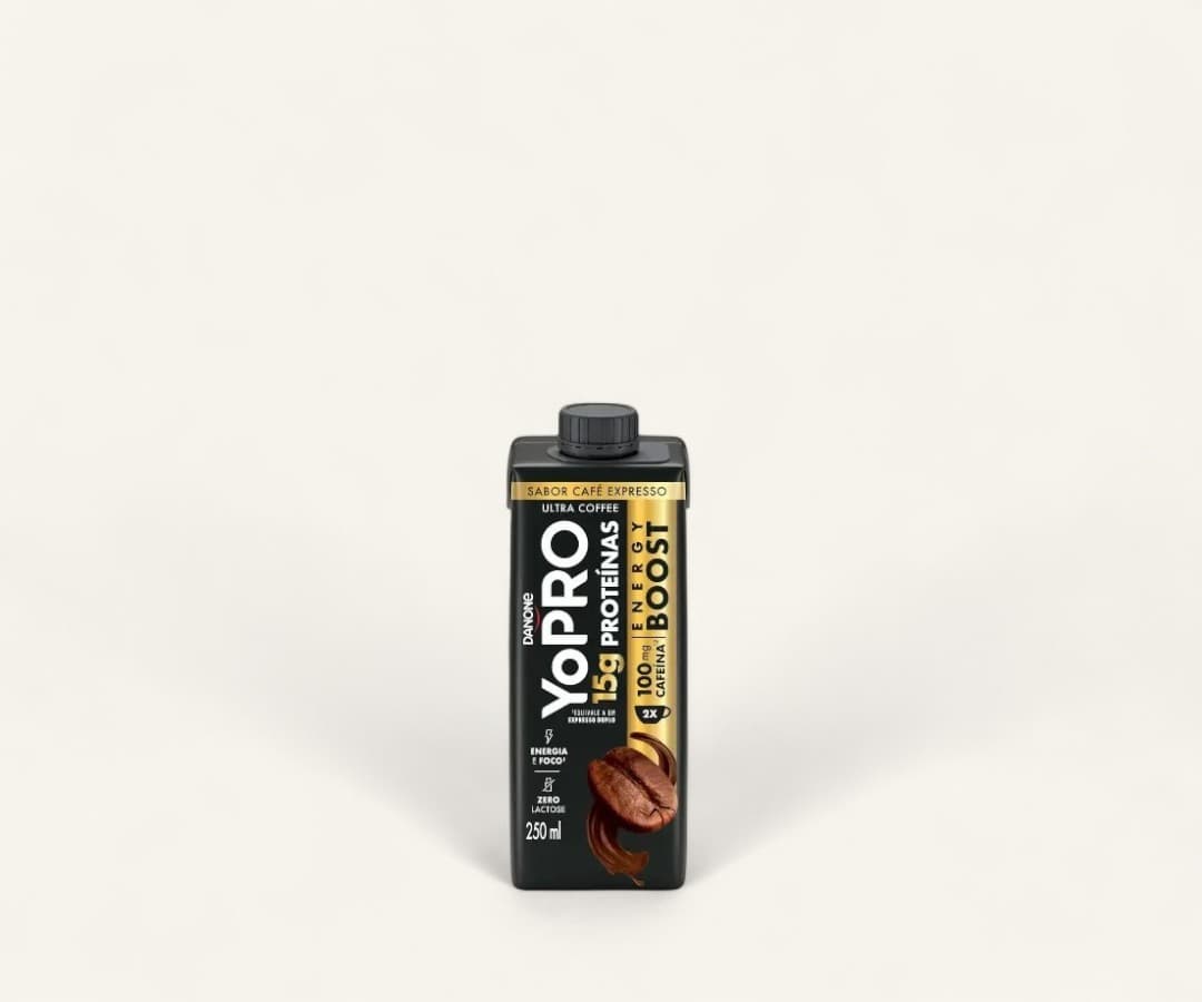 Bebida láctea UHT 15g de proteína Booster sabor café expresso YoPro 250ml