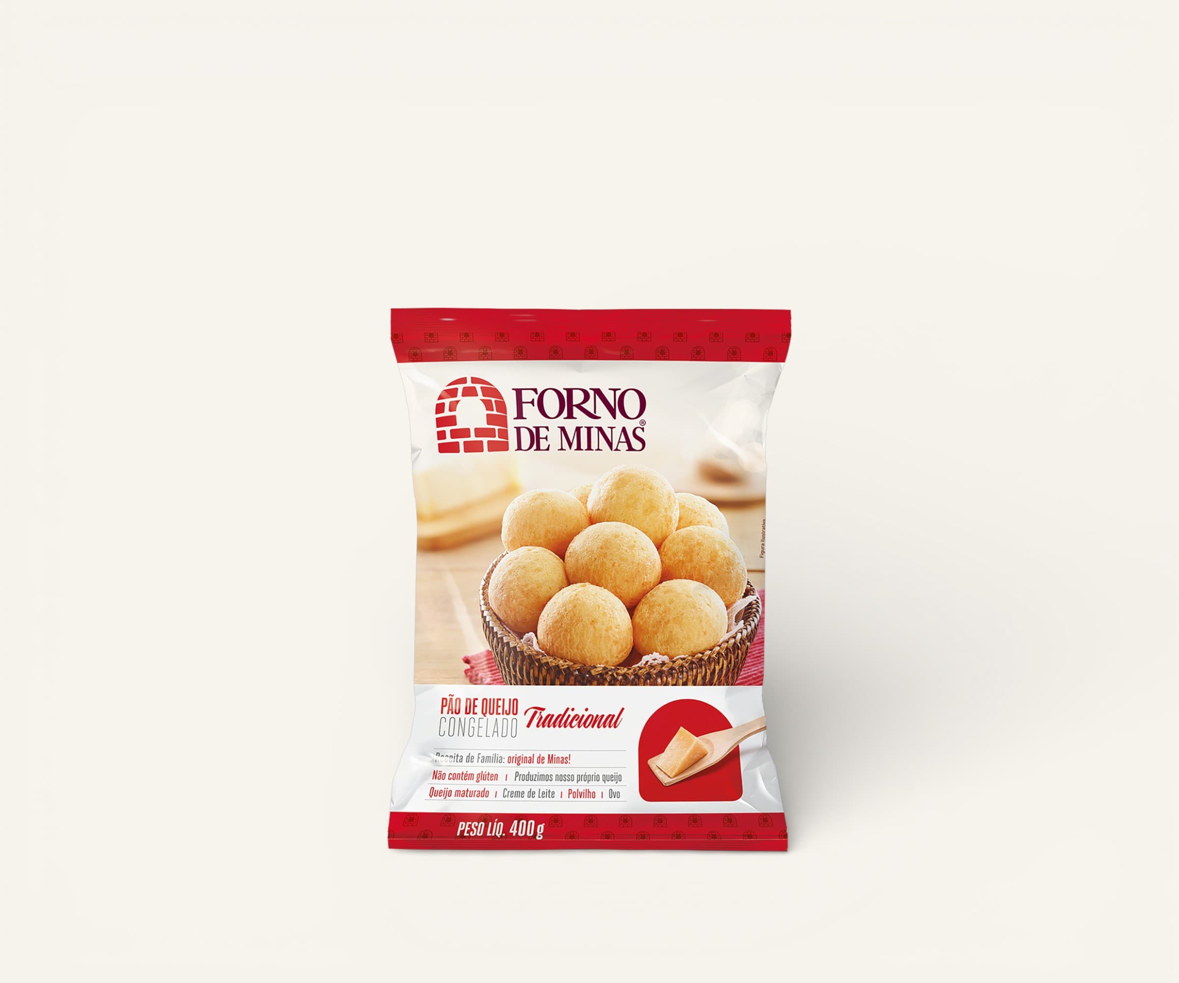 Pão de Queijo Forno de Minas Tradicional 400g