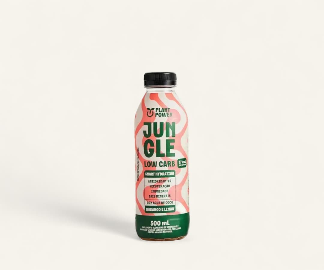 Isotônico Jungle morango e limão 500ml