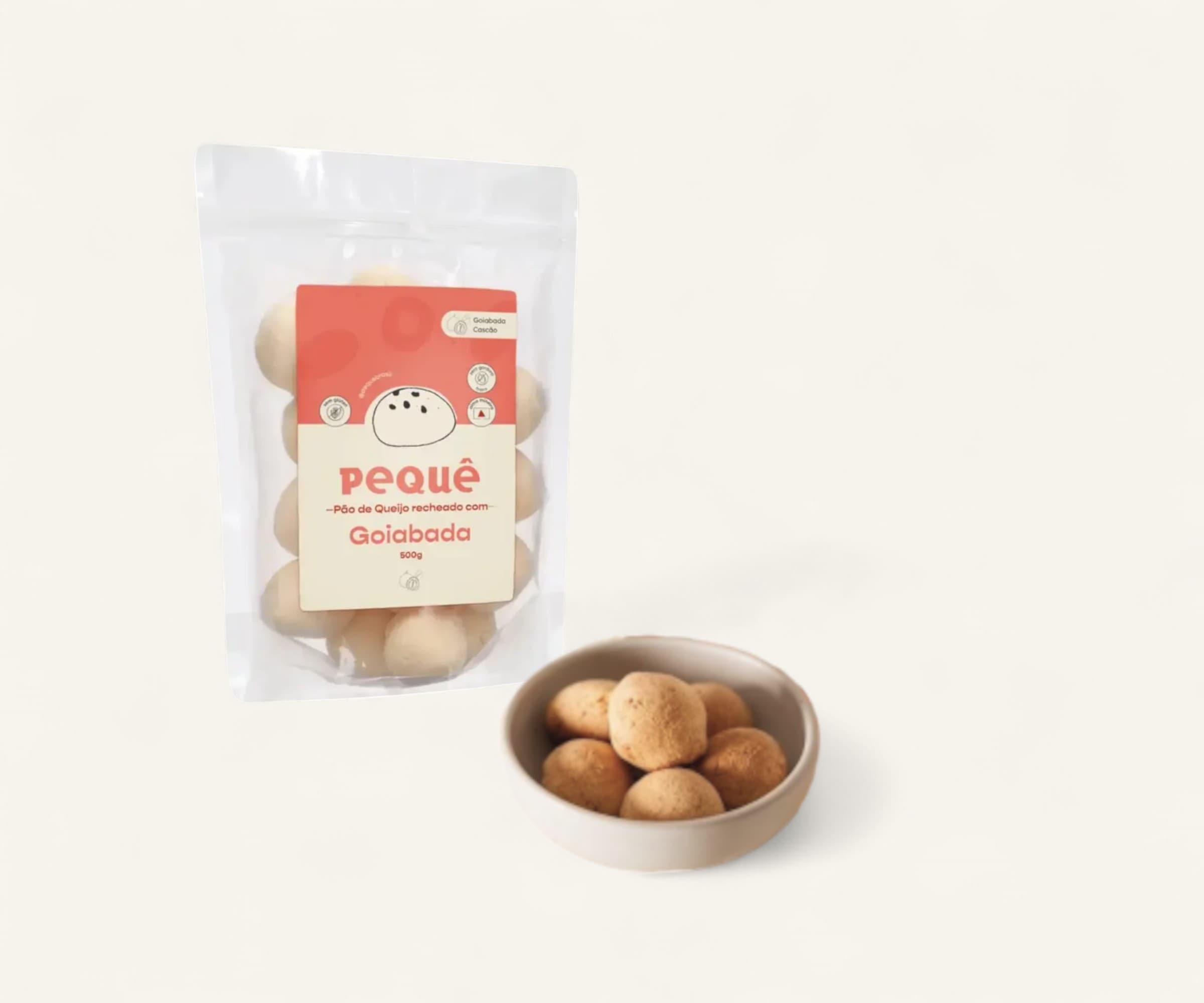 Pão de queijo com goiabada 500g
