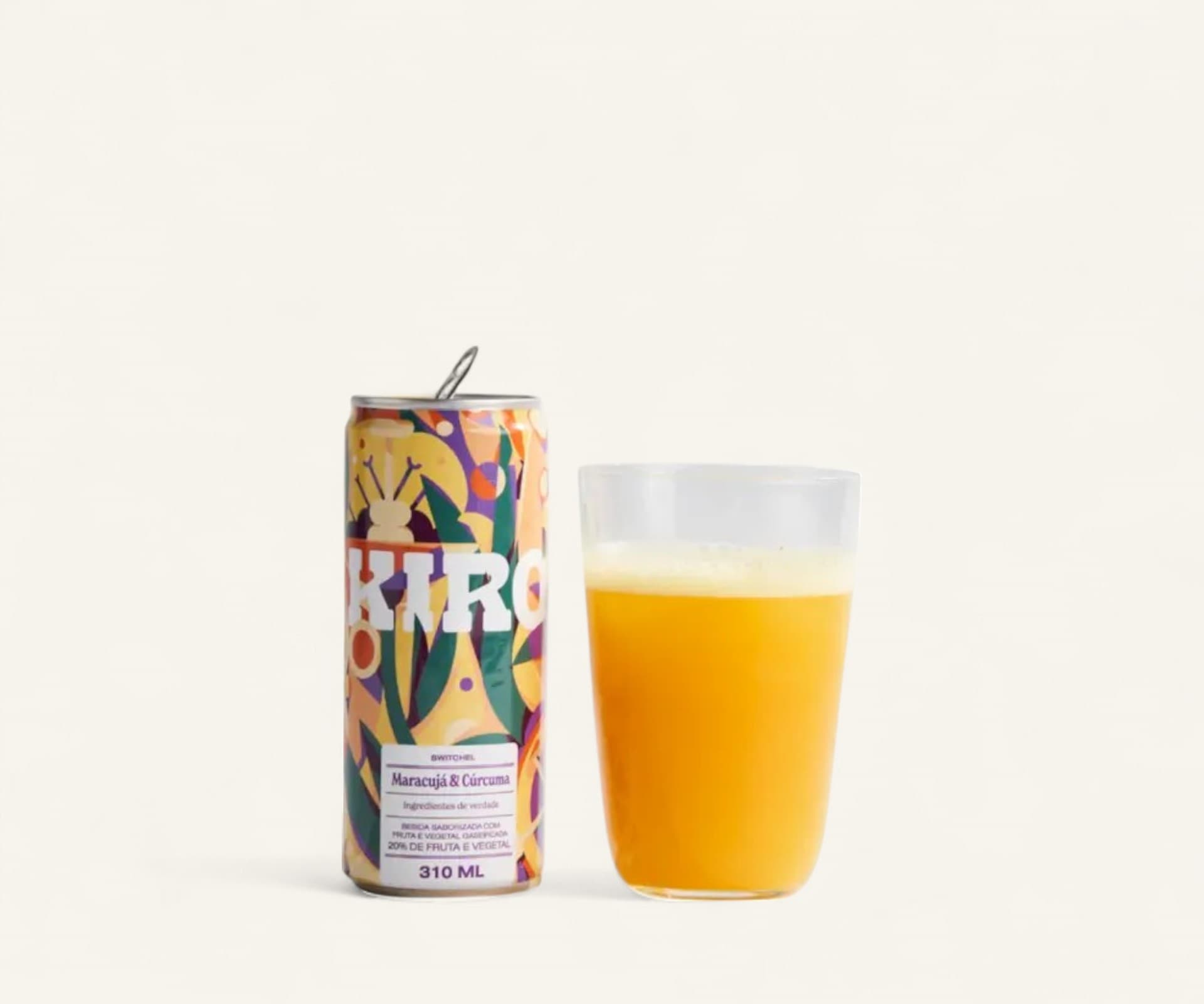 Kiro maracujá & cúrcuma lata 310ml