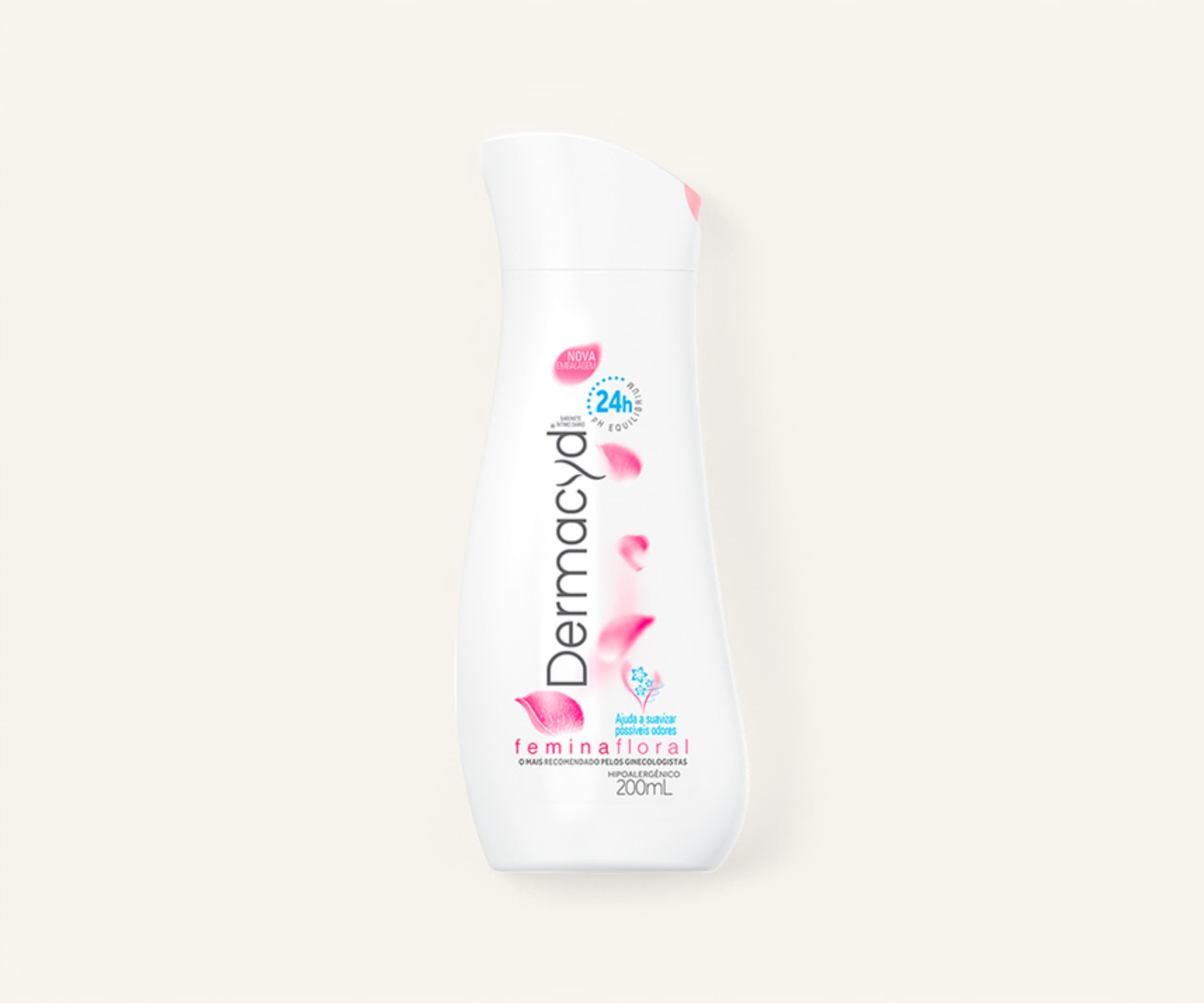 Sabonete líquido íntimo femina floral pro-bio Dermacyd 200ml