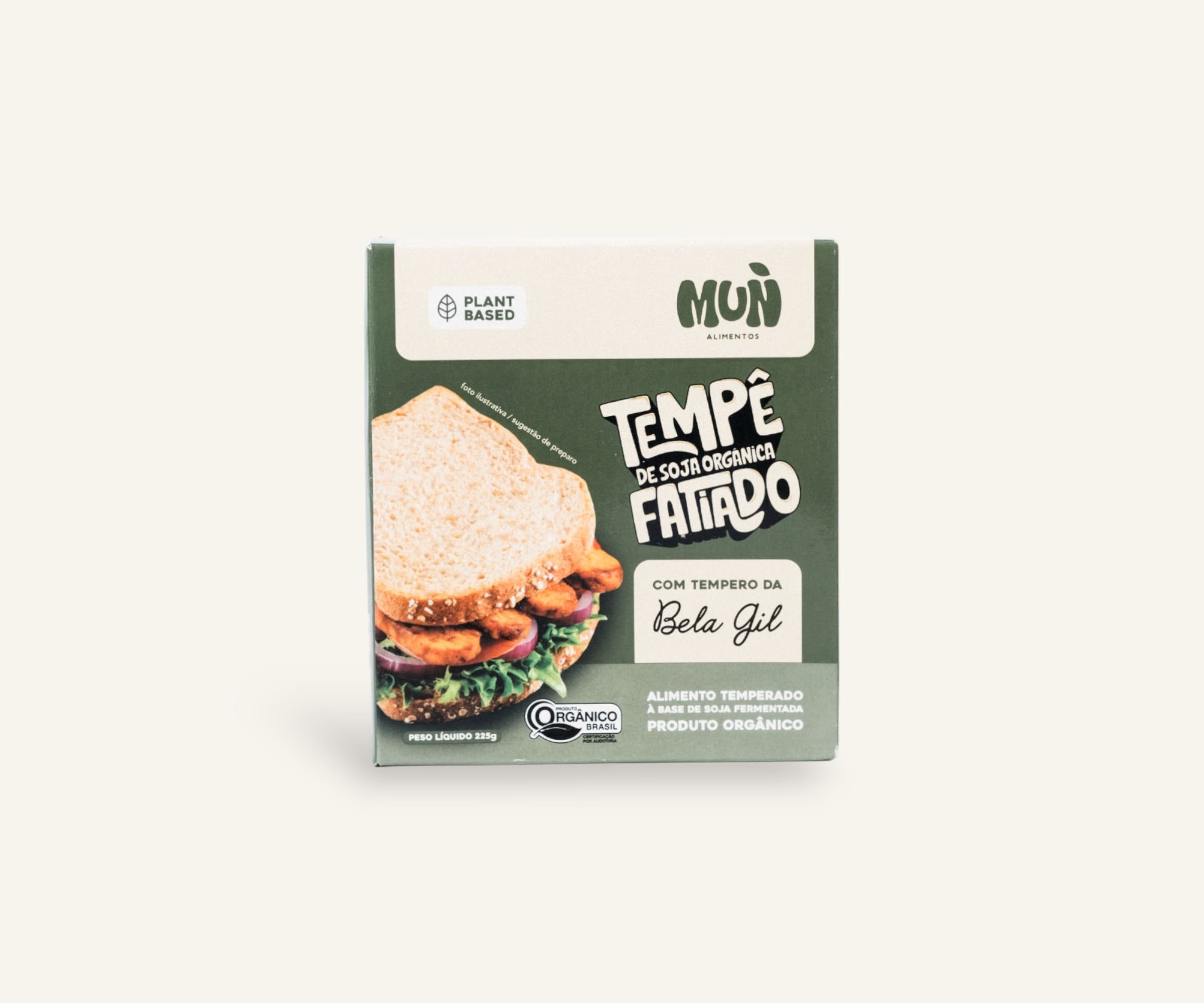 Tempê de soja fatiado 225g