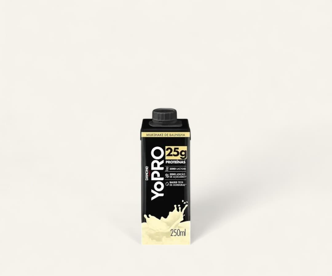 Bebida láctea UHT 25g de proteína sabor milkshake de baunilha YoPro 250ml