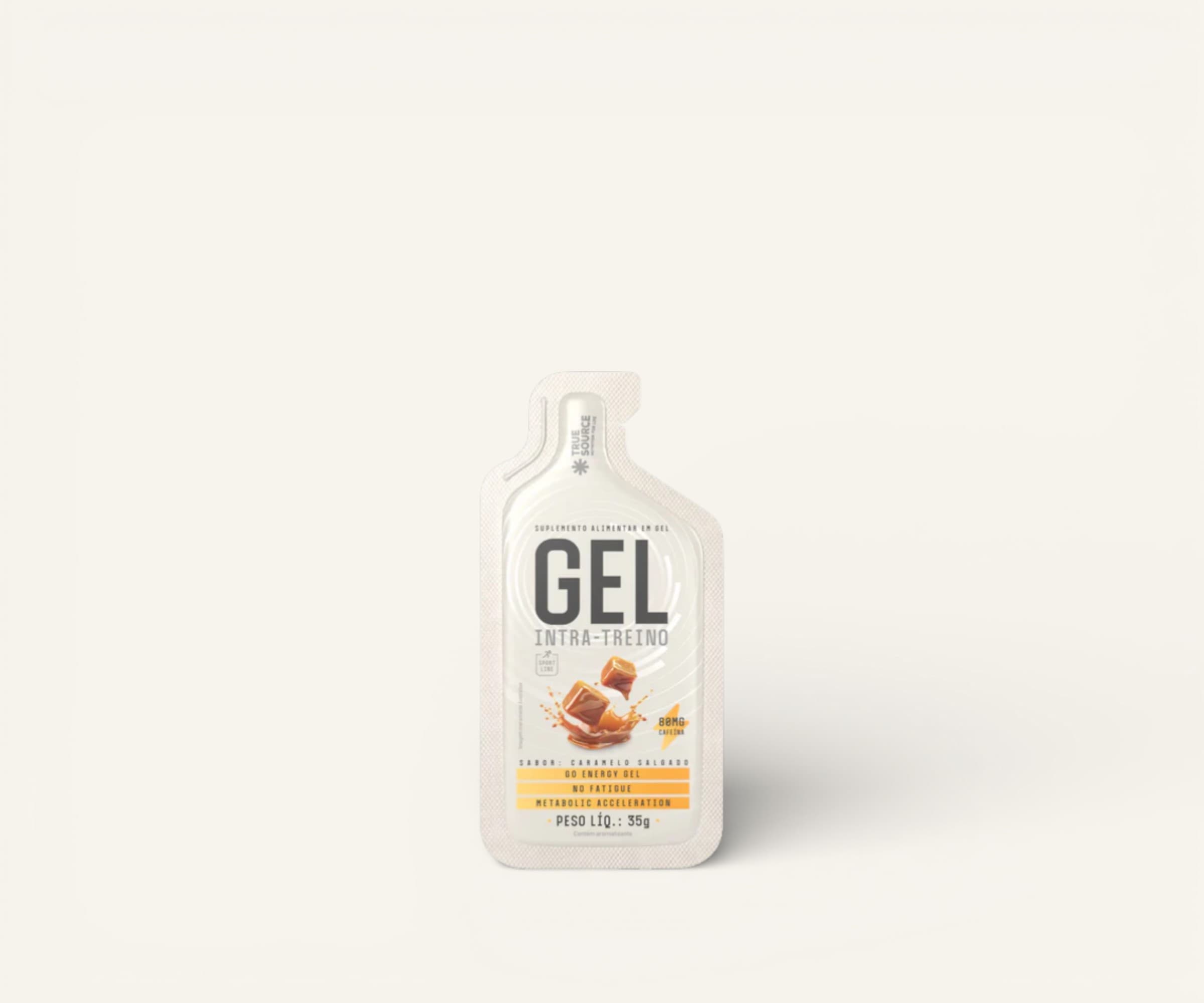 Gel intra treino True sabor caramelo salgado + cafeina 35g
