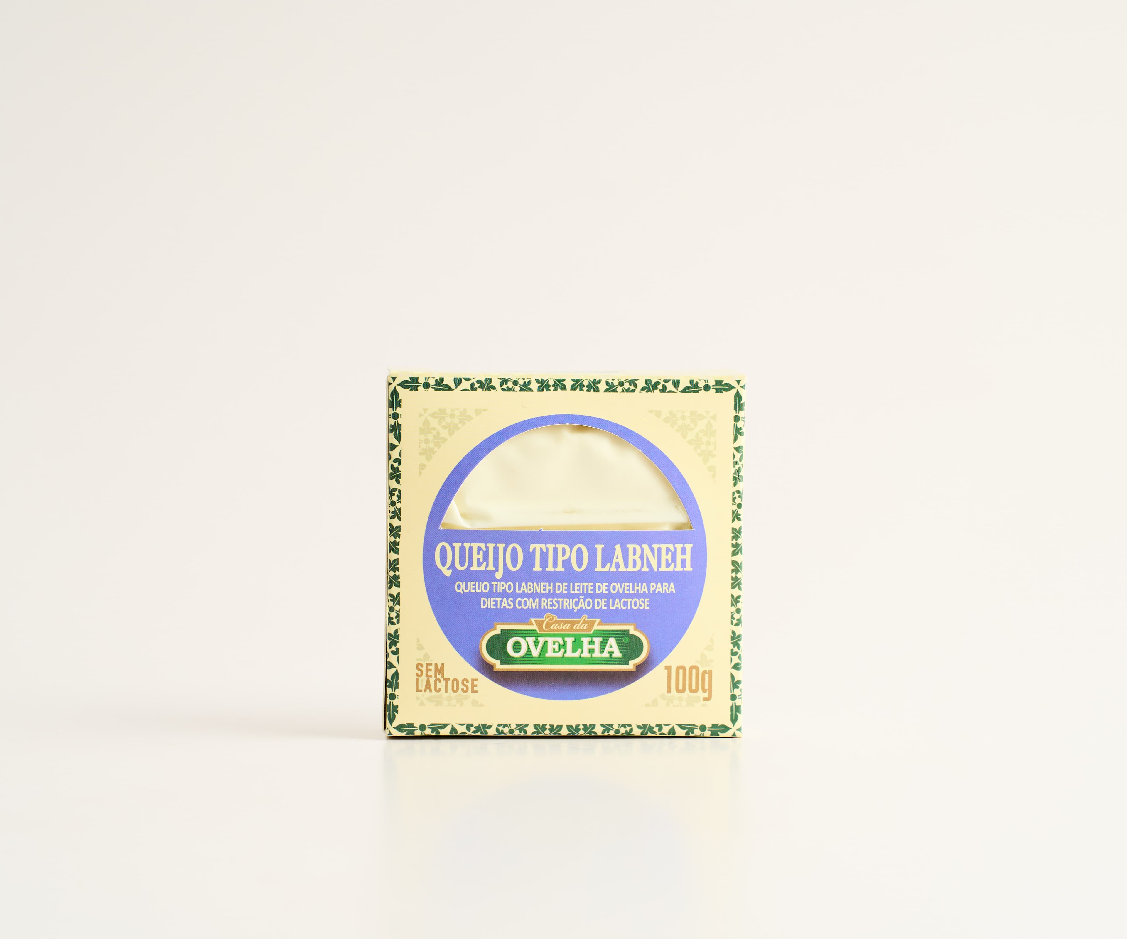 Queijo labneh natural zero lactose 100g