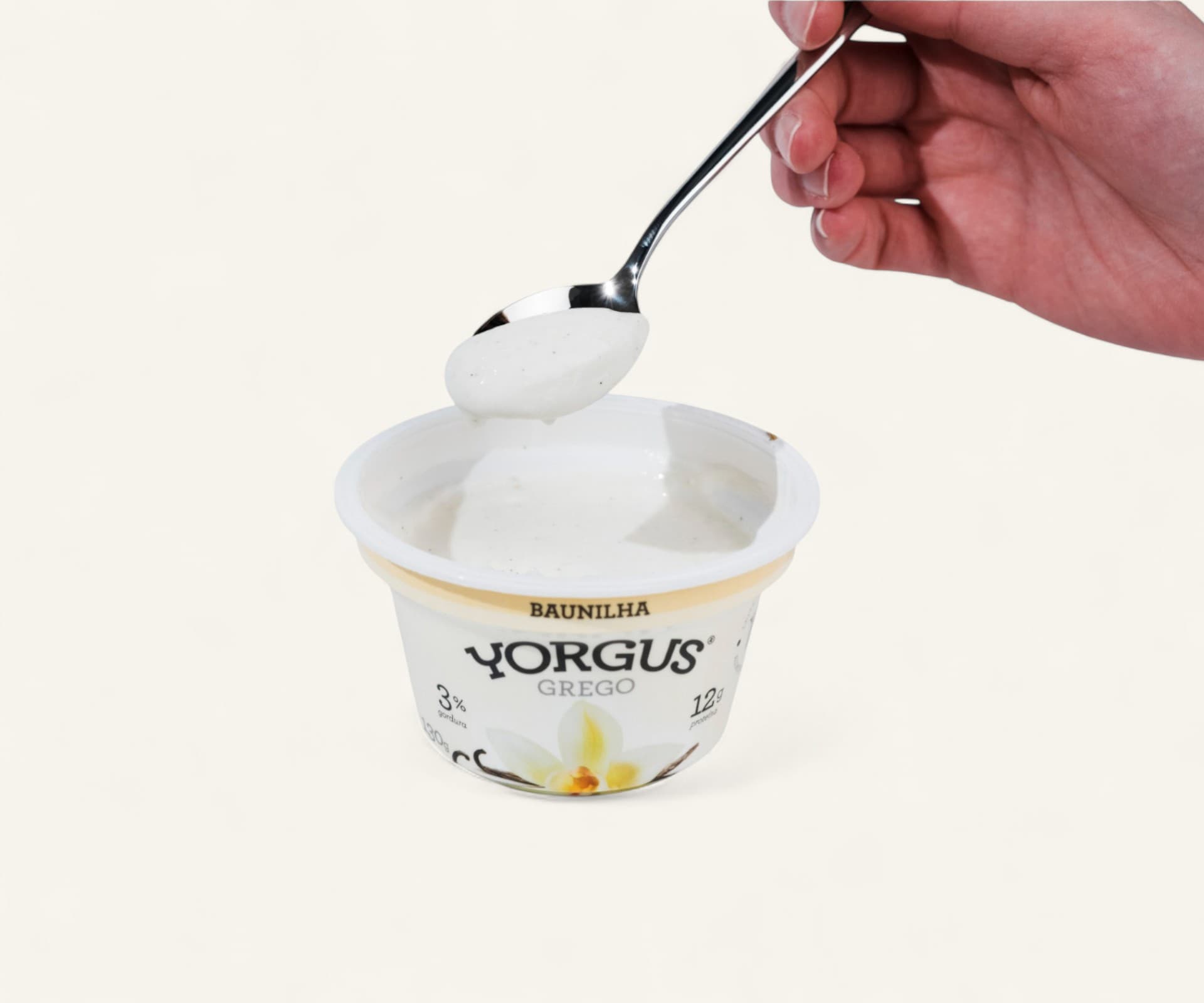 Iogurte grego integral de baunilha Yorgus 130g