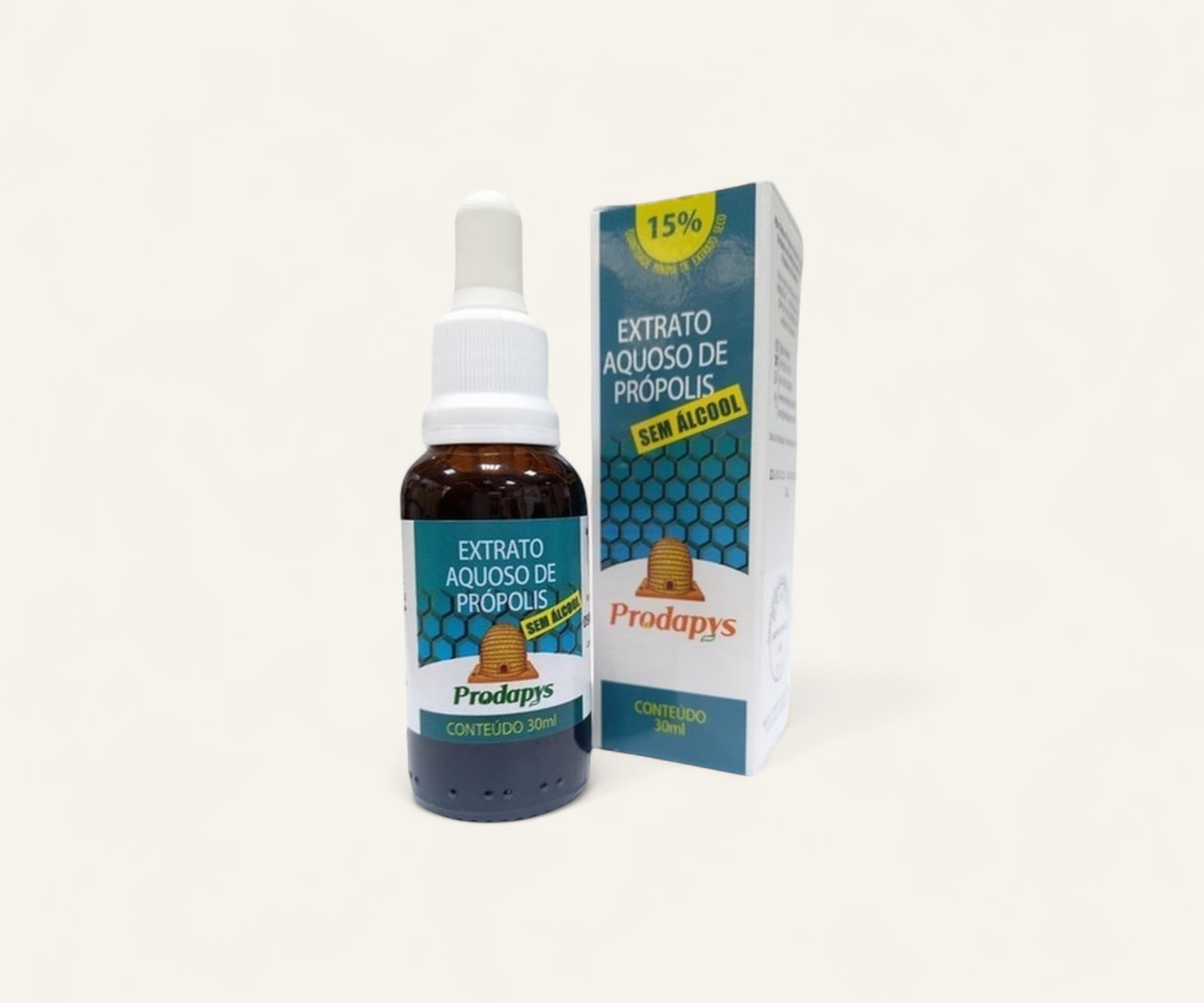 Extrato aquoso de própolis sem álcool 30ml