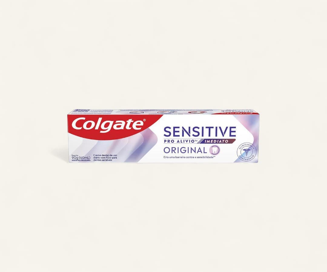 Creme dental Sensitive pro alívio imediato Colgate 90g