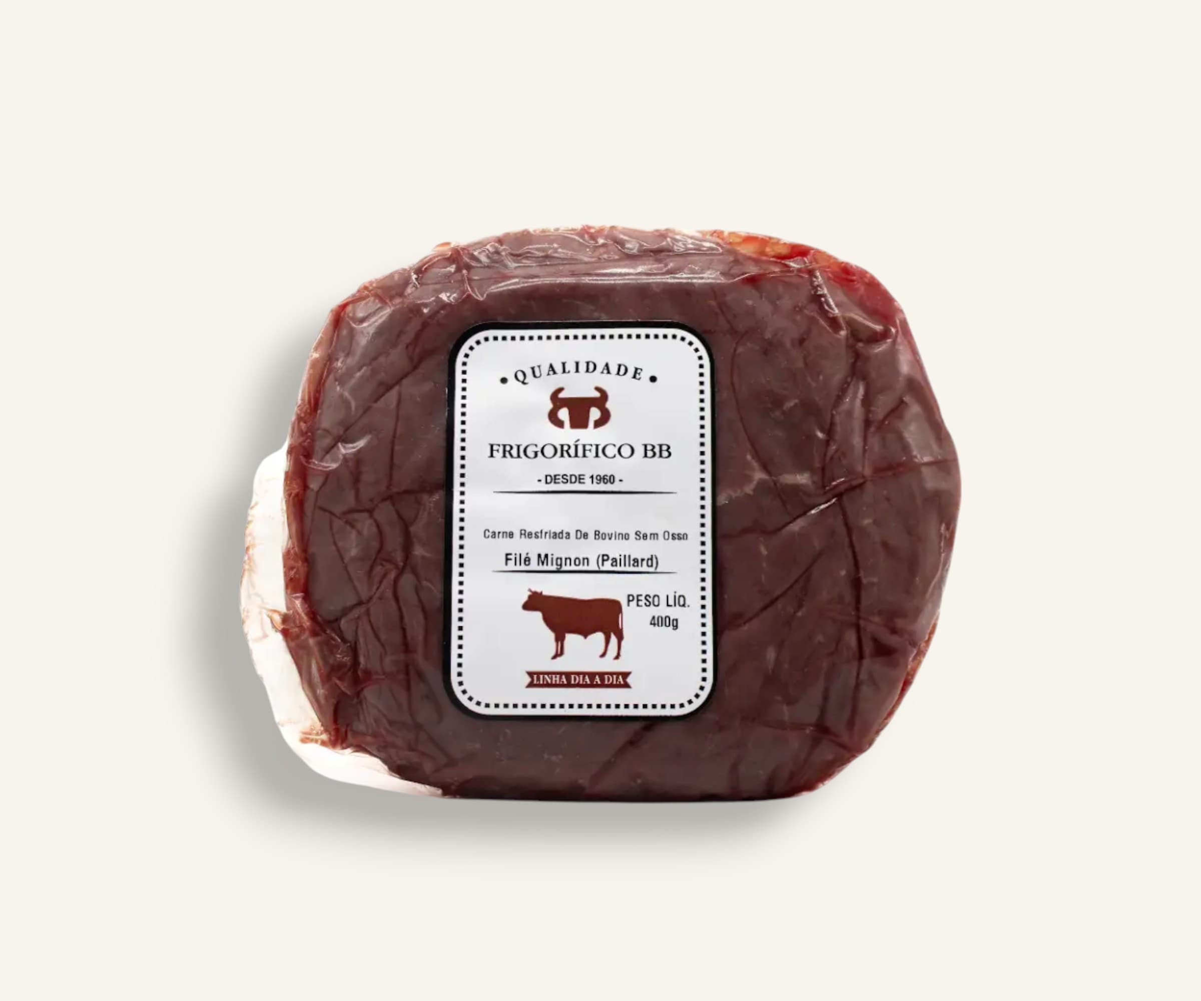 Filé mignon paillard congelado 400g
