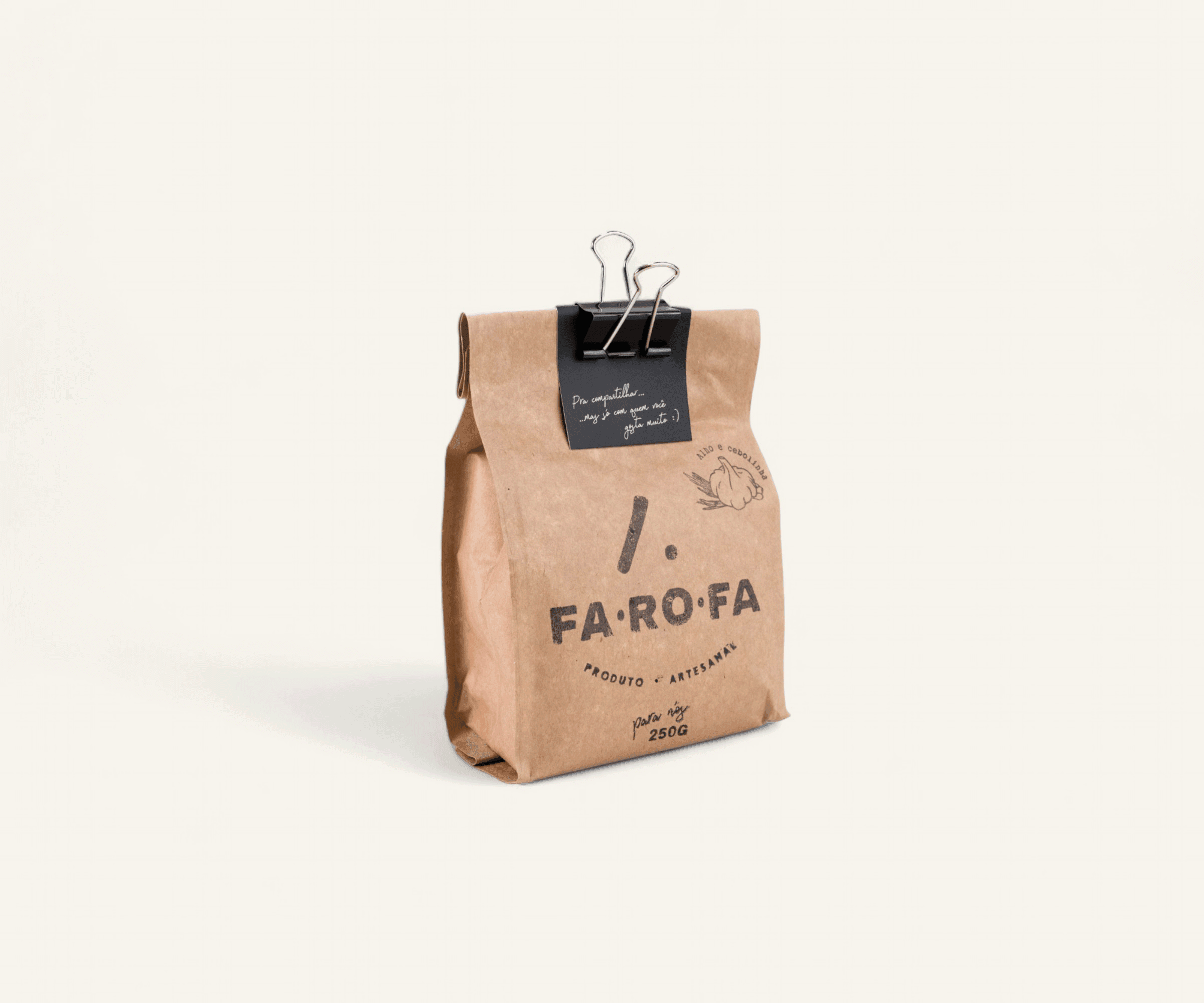 A Farofa de alho e cebolinha 250g