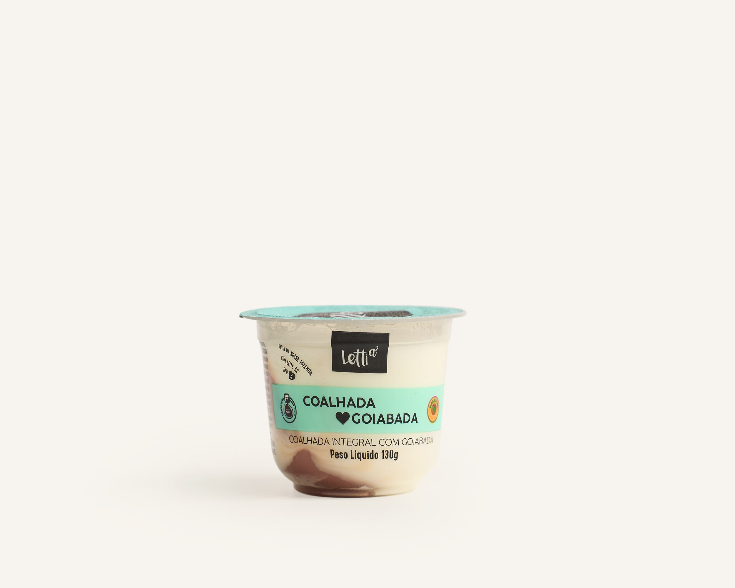 Coalhada Letti com goiaba 130g