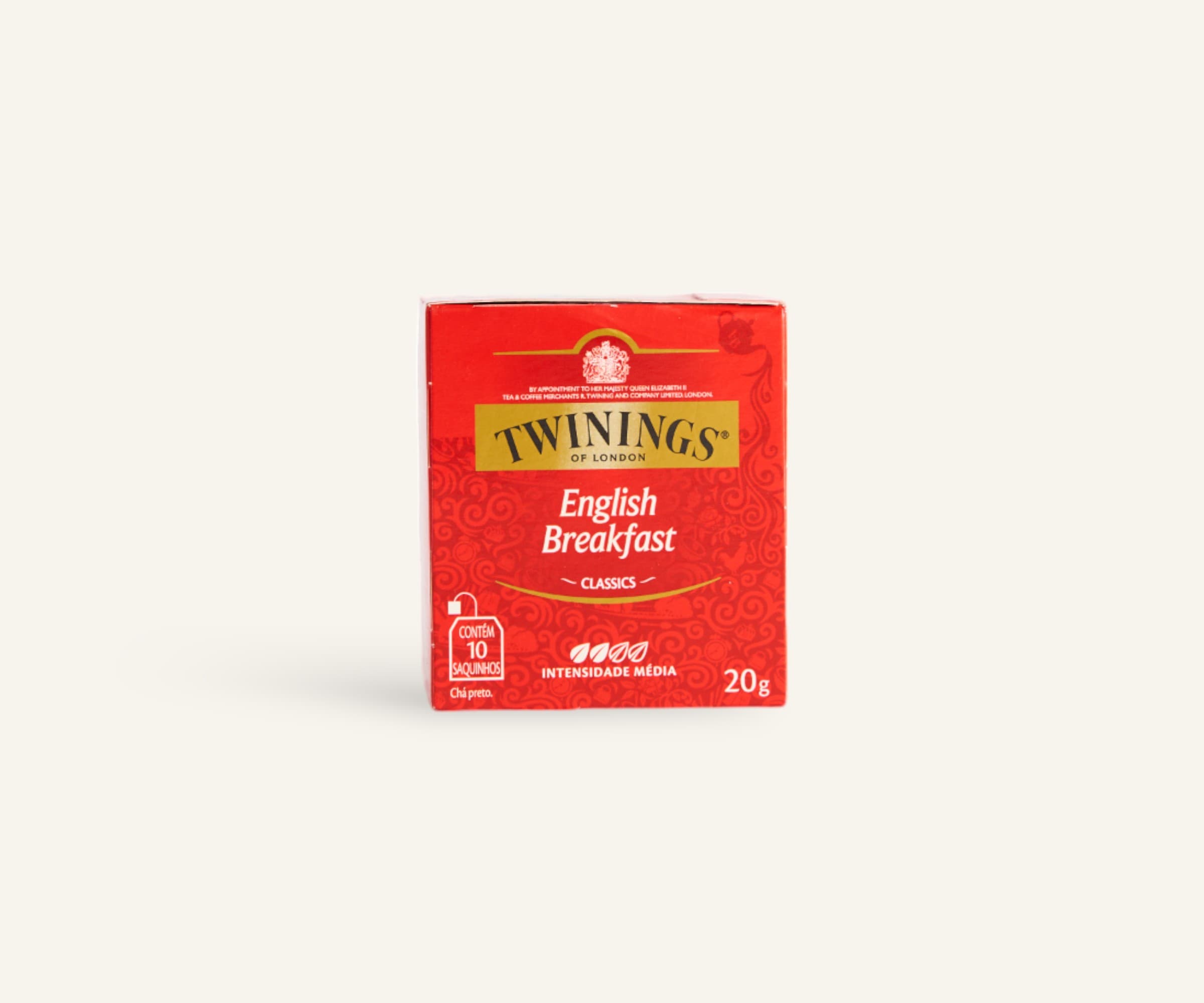 Chá preto English Breakfast Twinings 10 sachês 20g