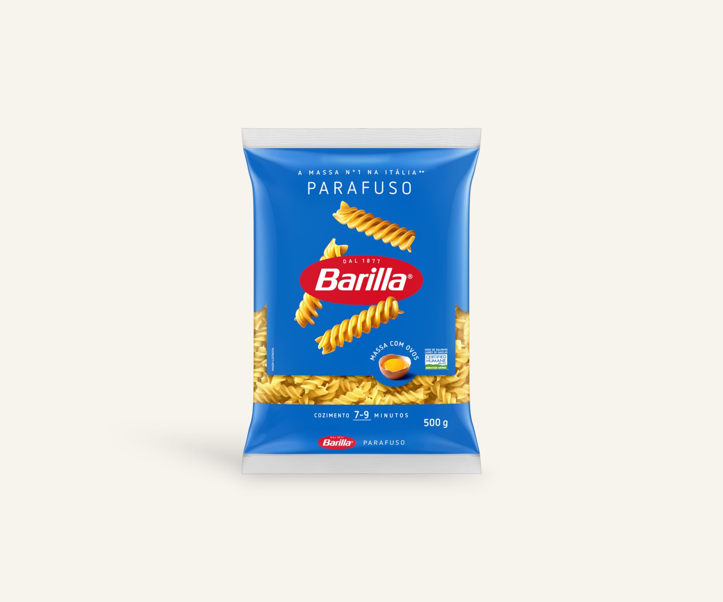 Macarrão com ovos parafuso Barilla 500g