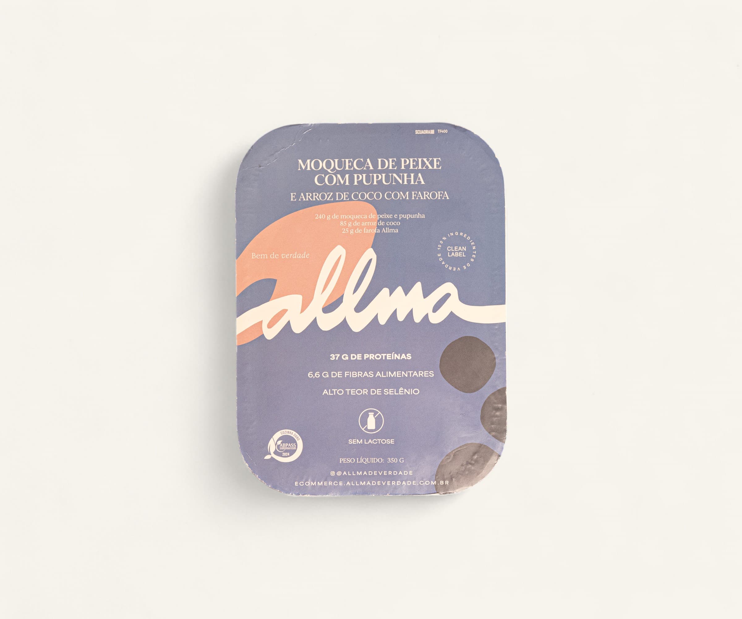 Moqueca de pupunha com peixe 350g