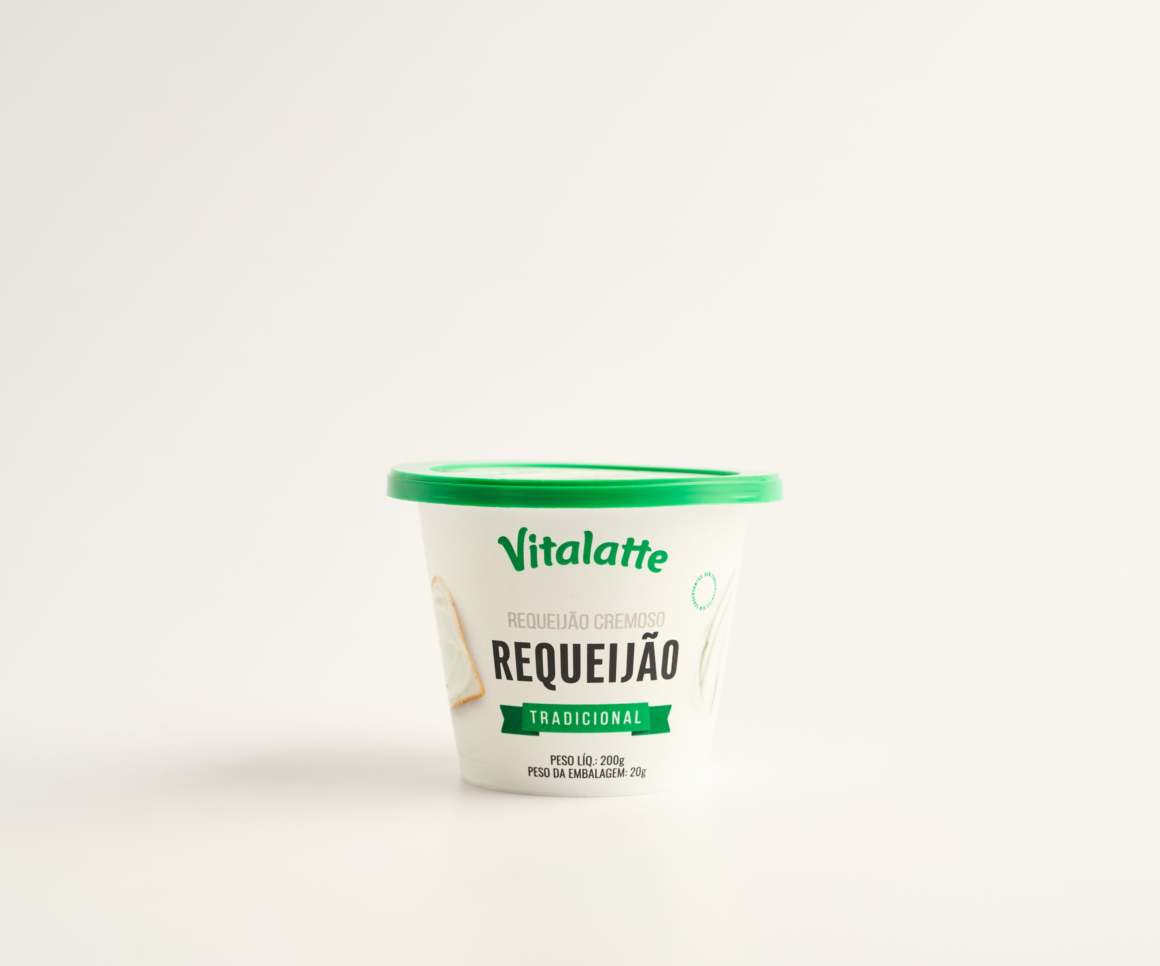 Requeijão cremoso tradicional Vitalatte 200g