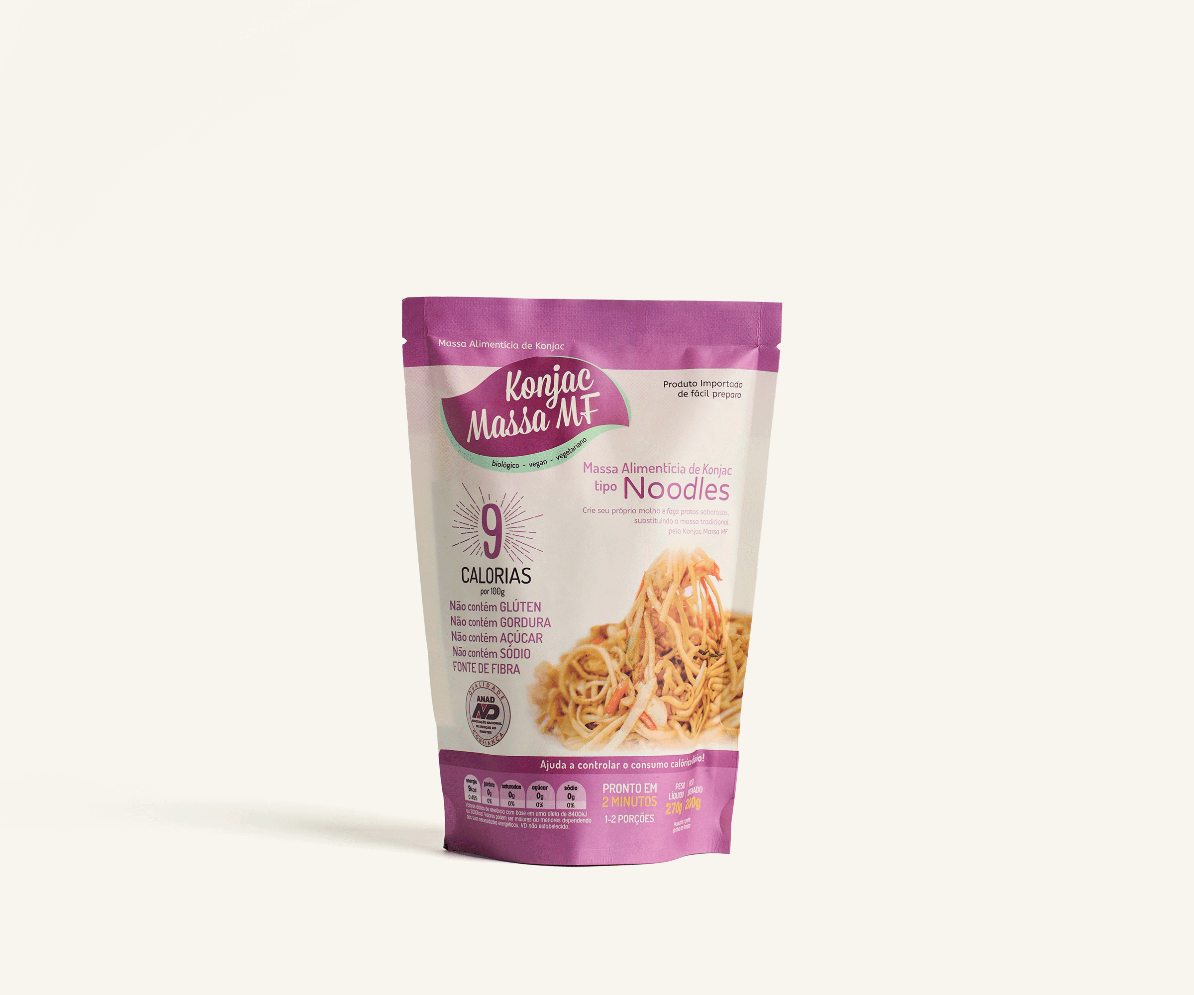 Macarrão tipo noodles konjac 270g