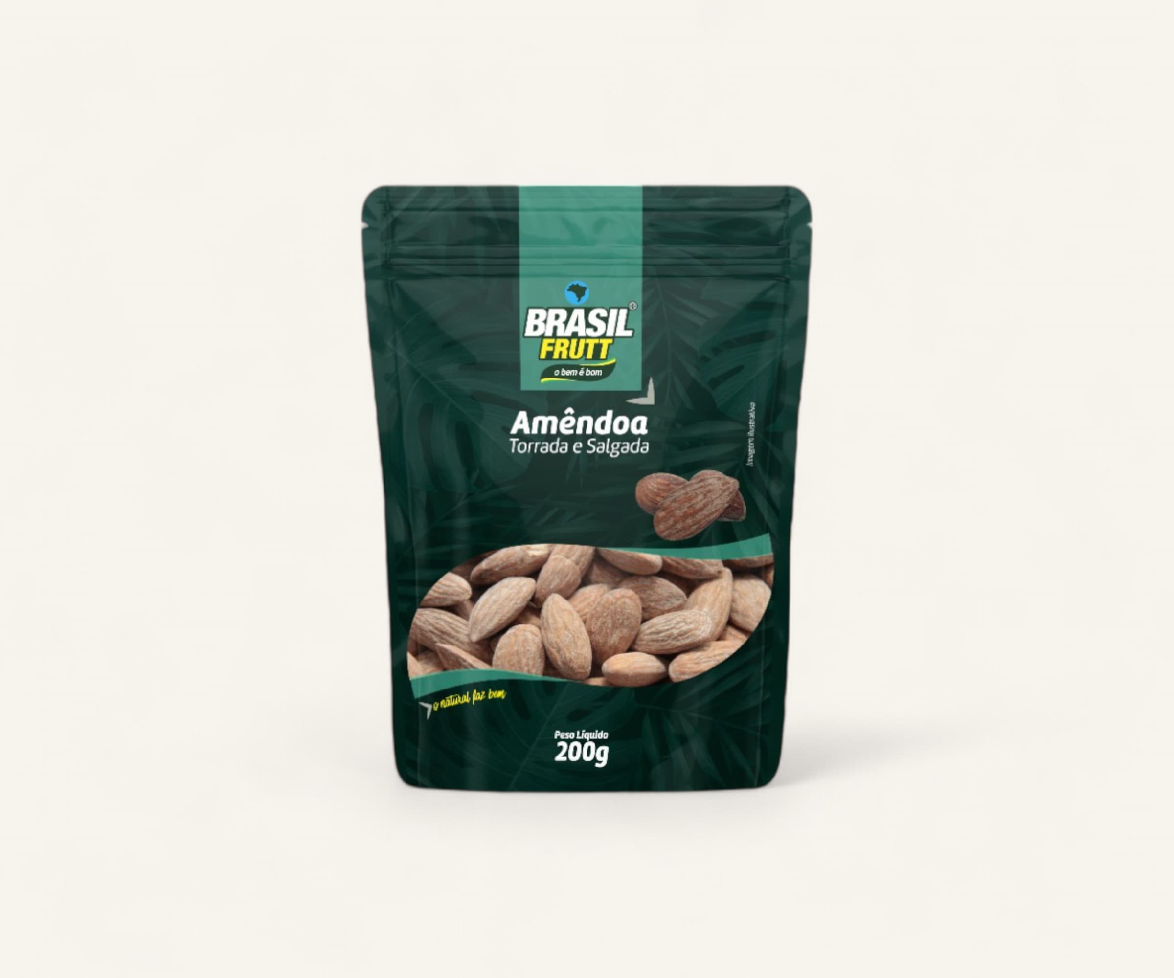 Amêndoa torrada salgada 200g