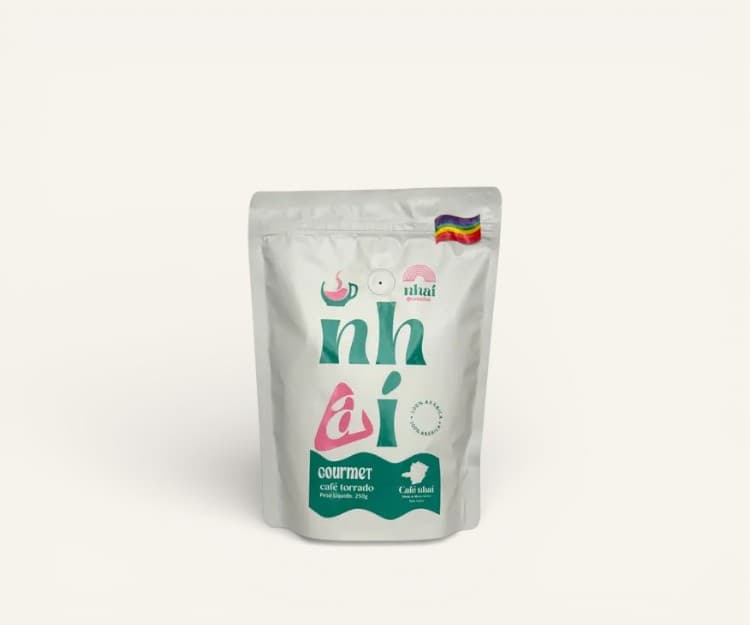 Café gourmet torrado em grãos 250g