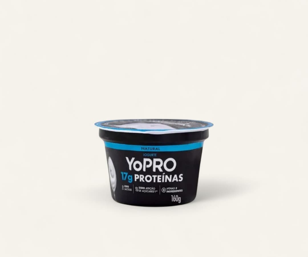 Iogurte proteico 17g natural YoPro 160g